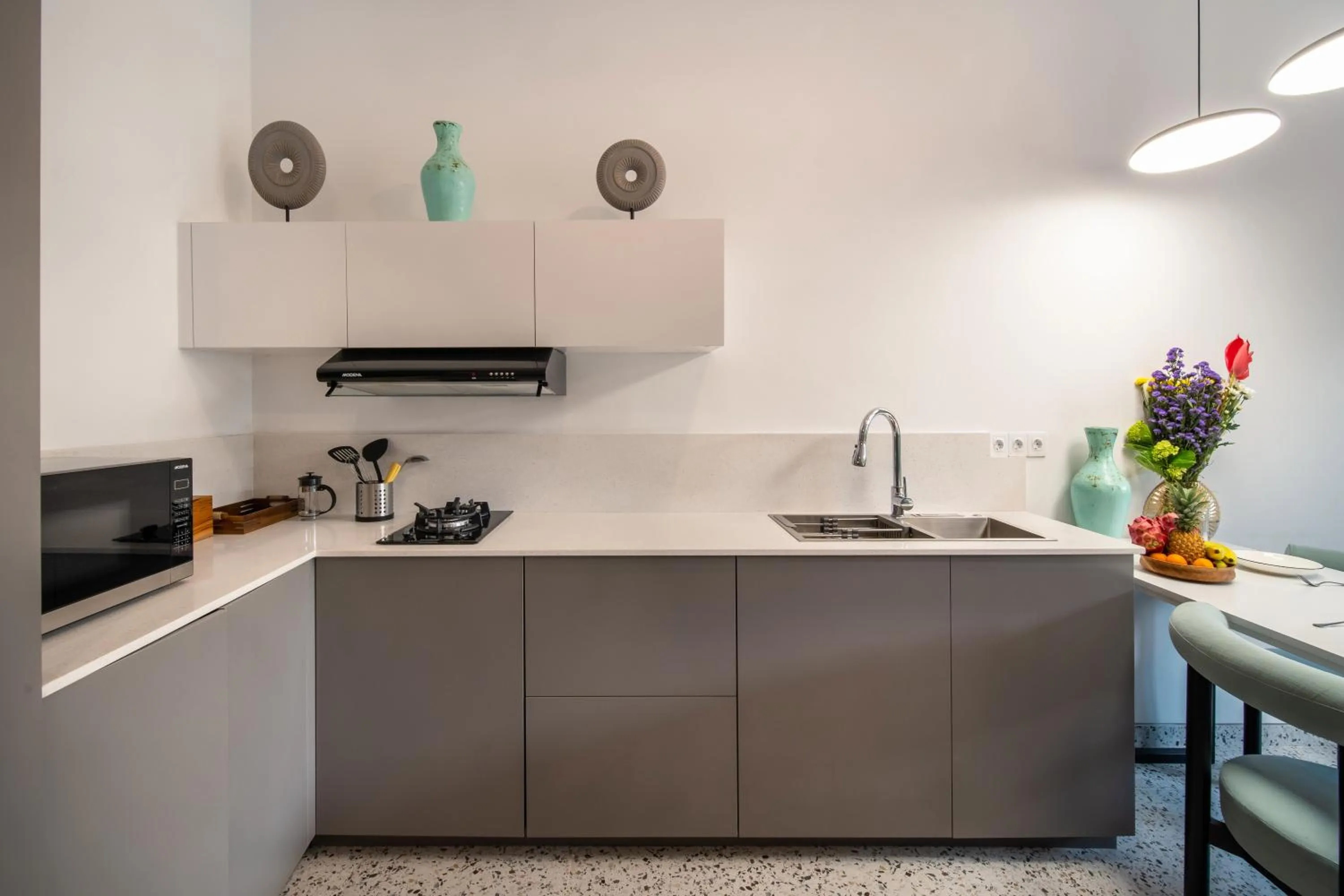 Kitchen or kitchenette in Sunny Village Berawa