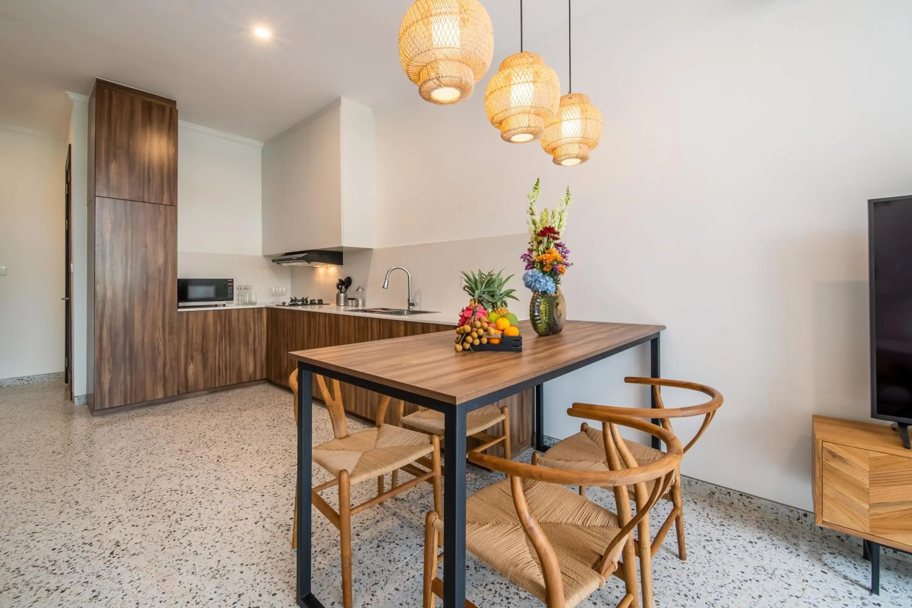 Kitchen or kitchenette in Sunny Village Berawa