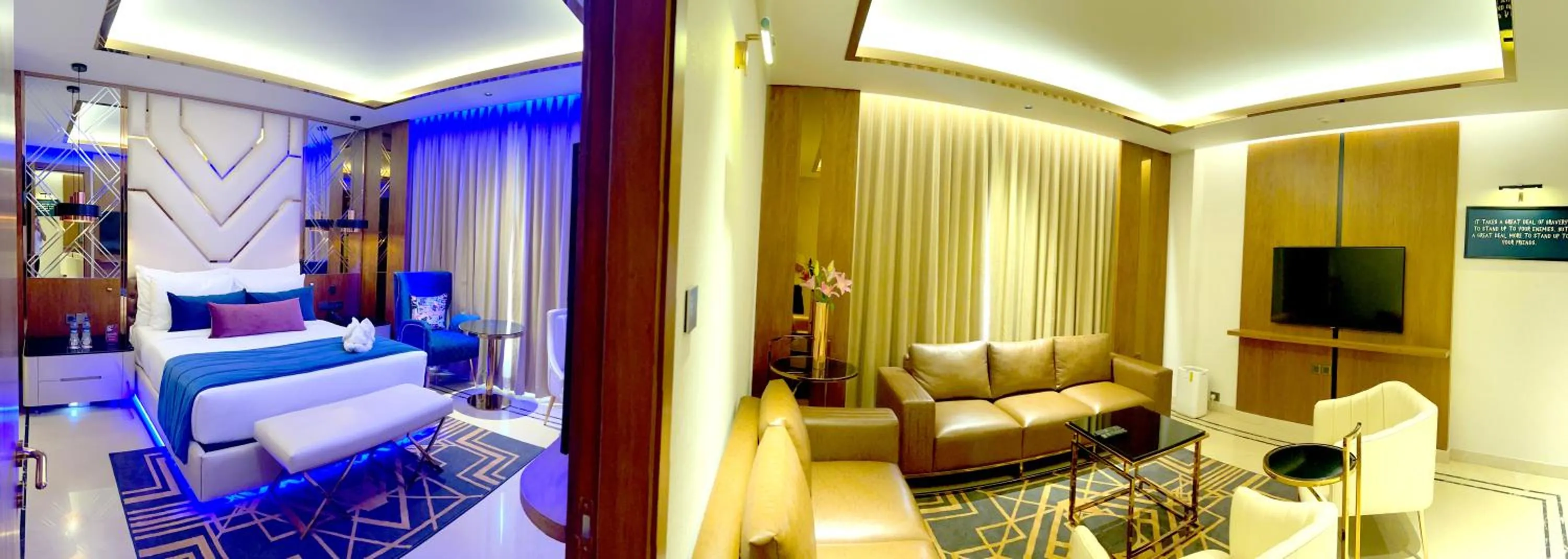 Bed in Planet Hollywood Thane