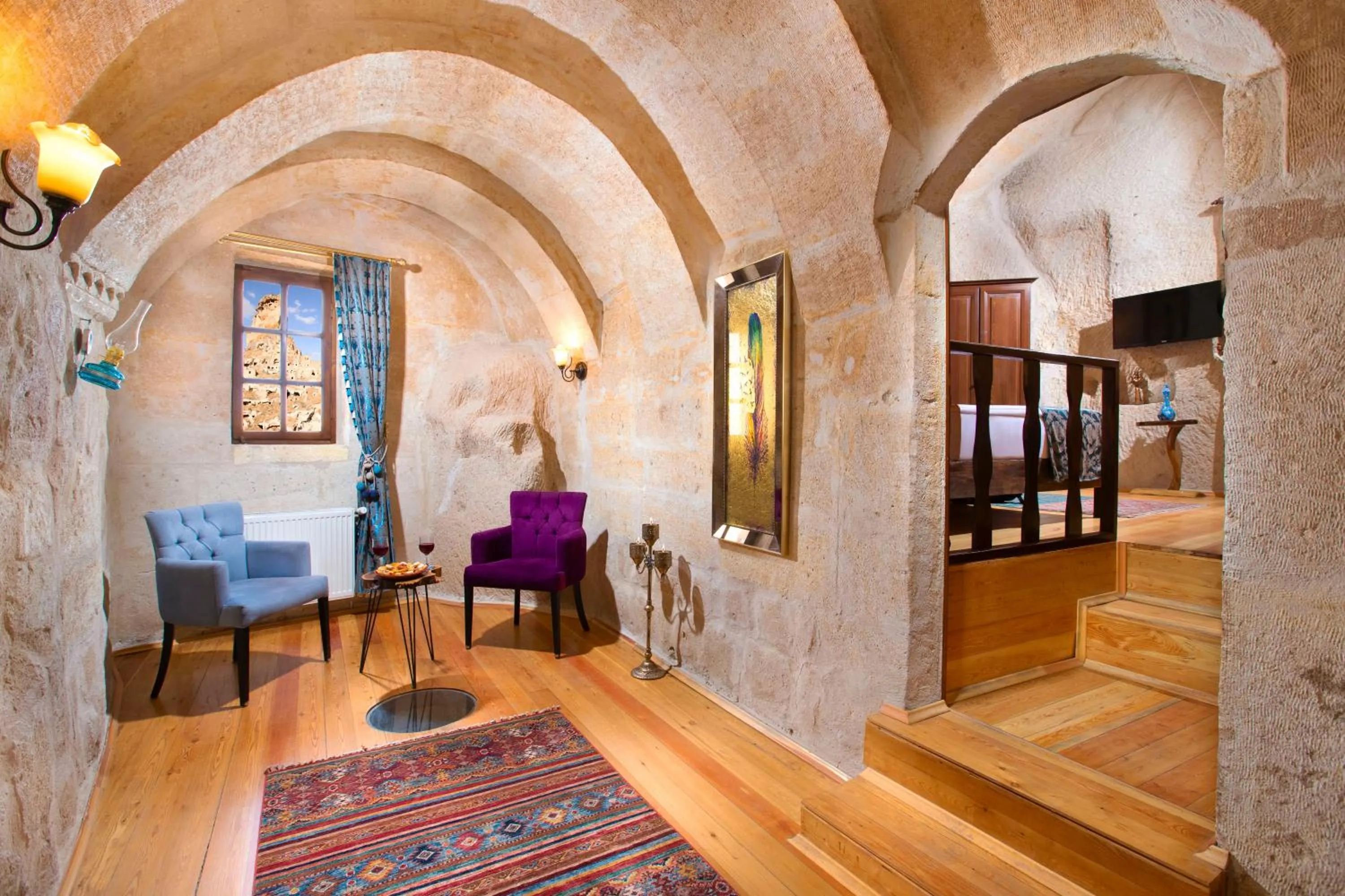 Living room in Portal Cappadocia Hotel