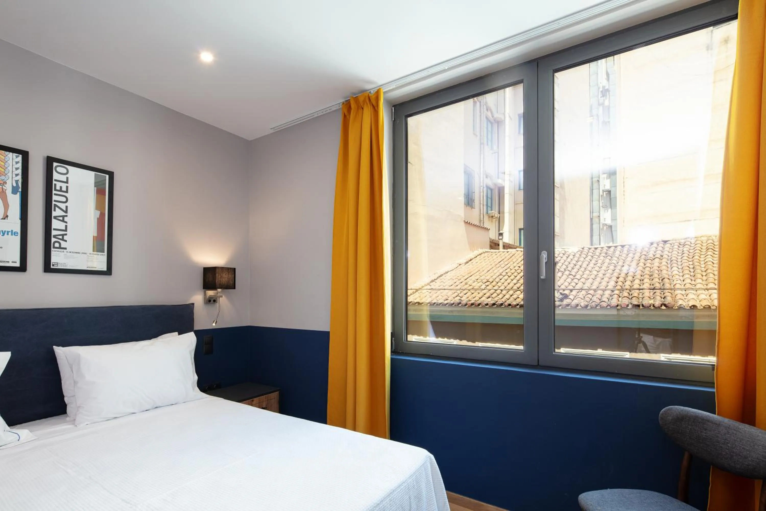 Photo of the whole room, Bed in The Vault Athens