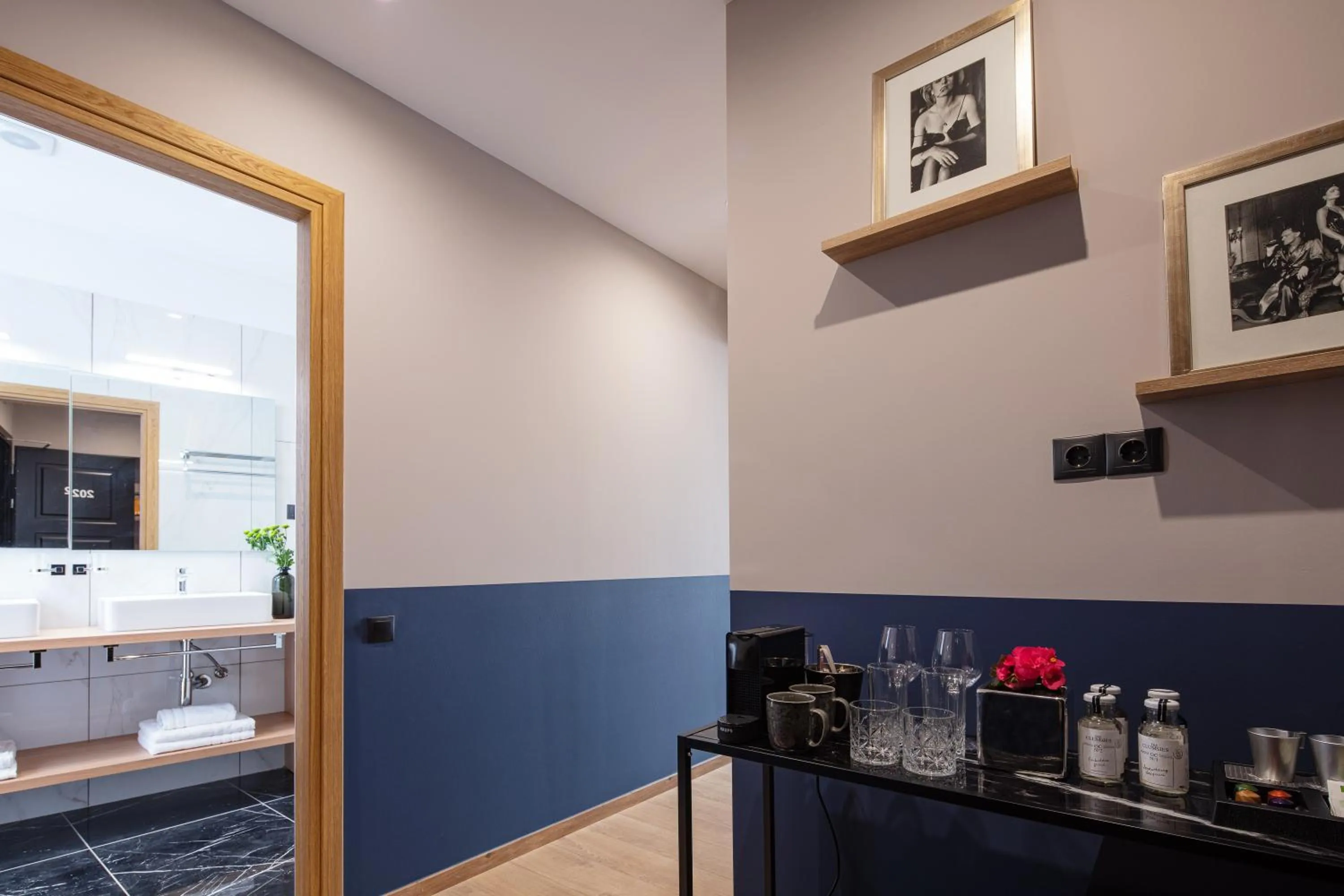 Bedroom in The Vault Athens