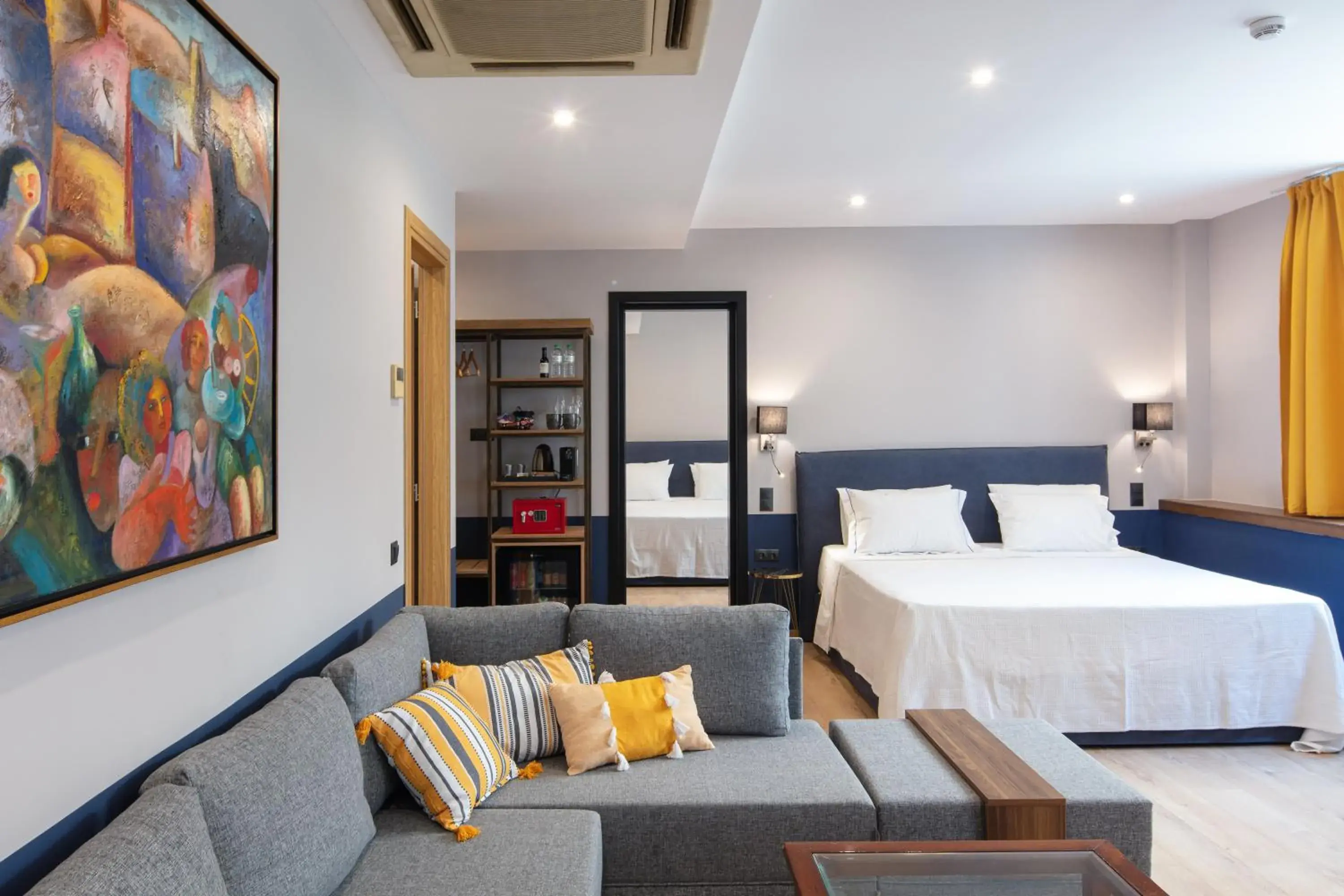 Bedroom, Bed in The Vault Athens Bedroom, Bed in The Vault Athens