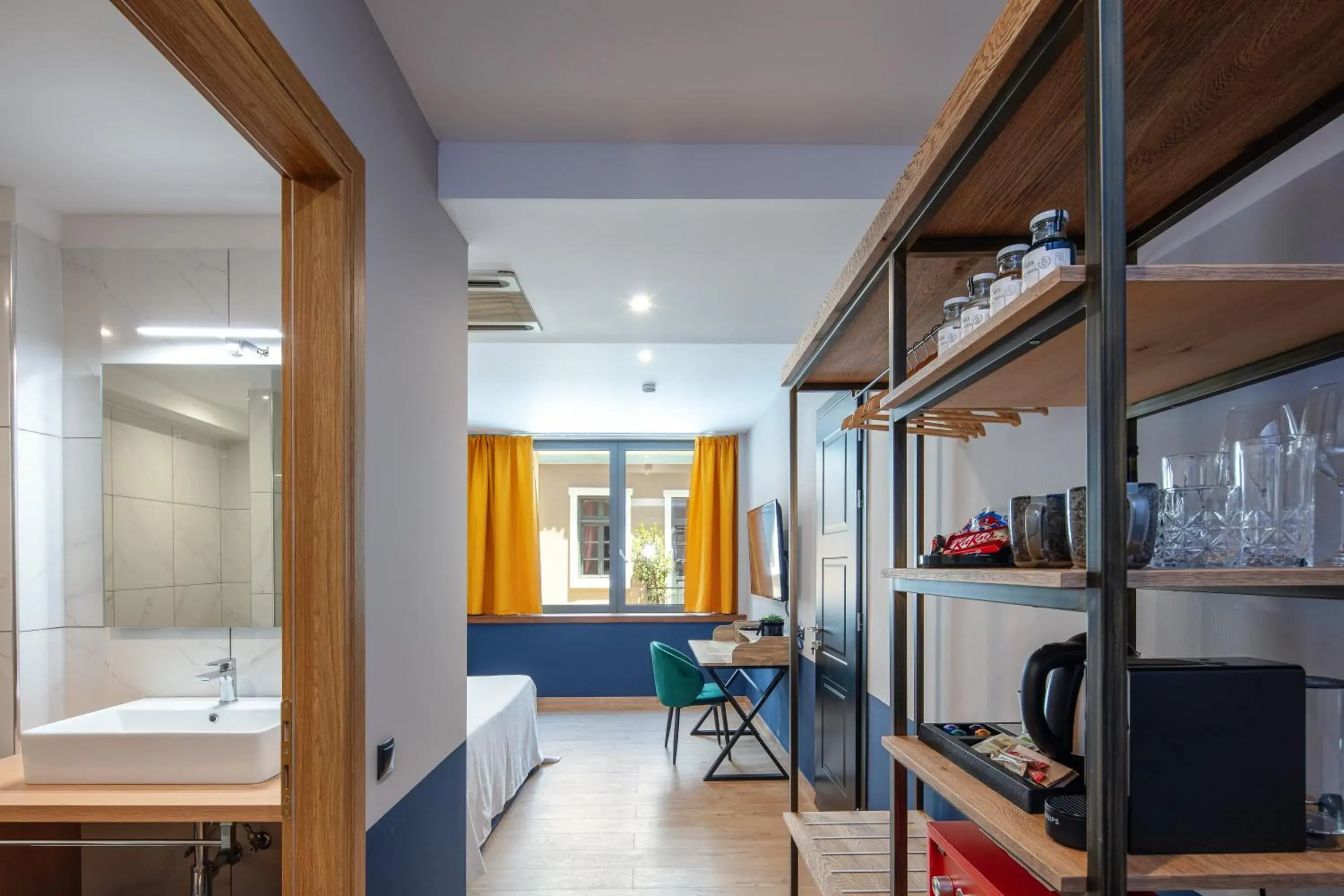 Bedroom in The Vault Athens Bedroom in The Vault Athens