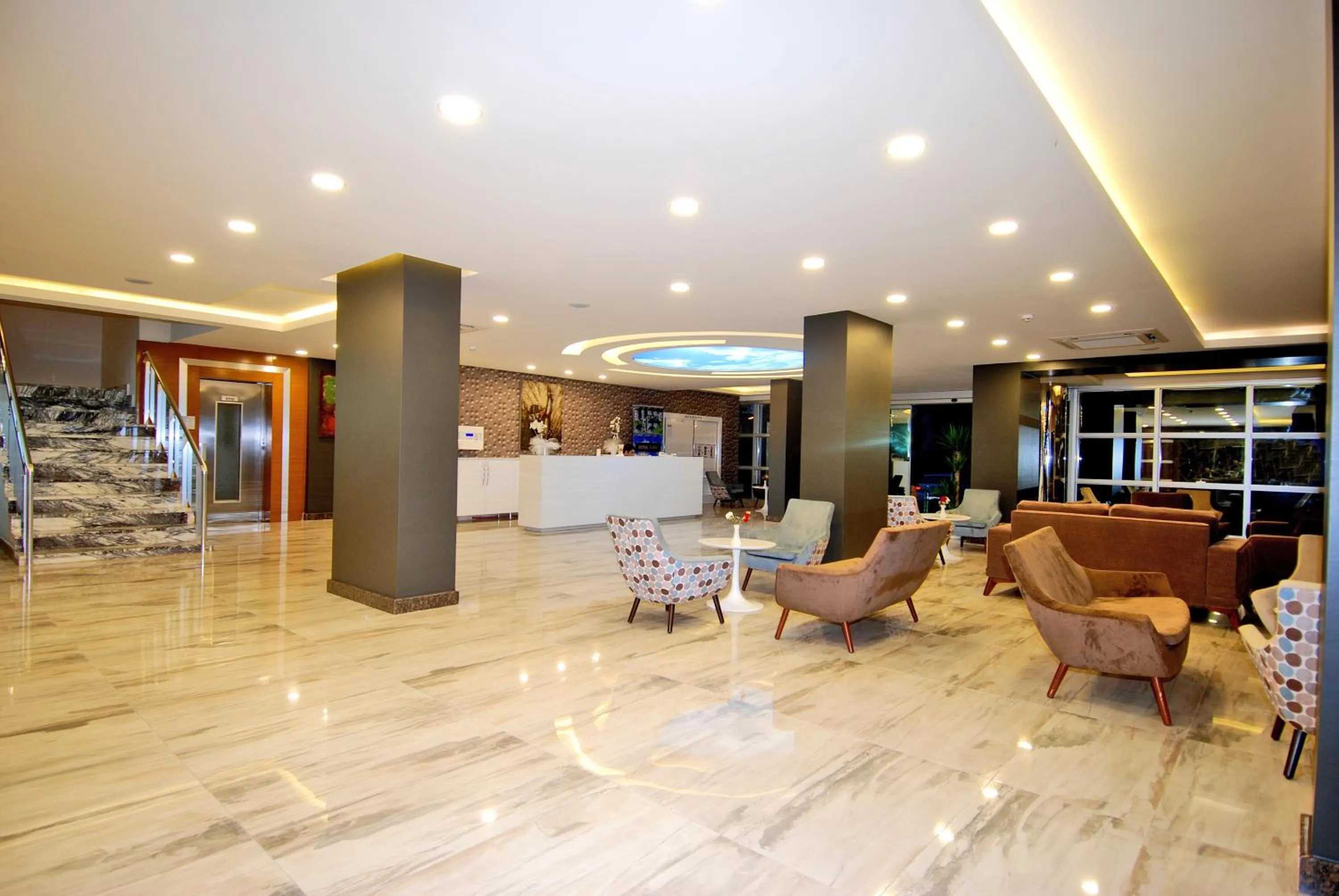 Lobby or reception in Kleopatra Ramira Hotel - All Inclusive
