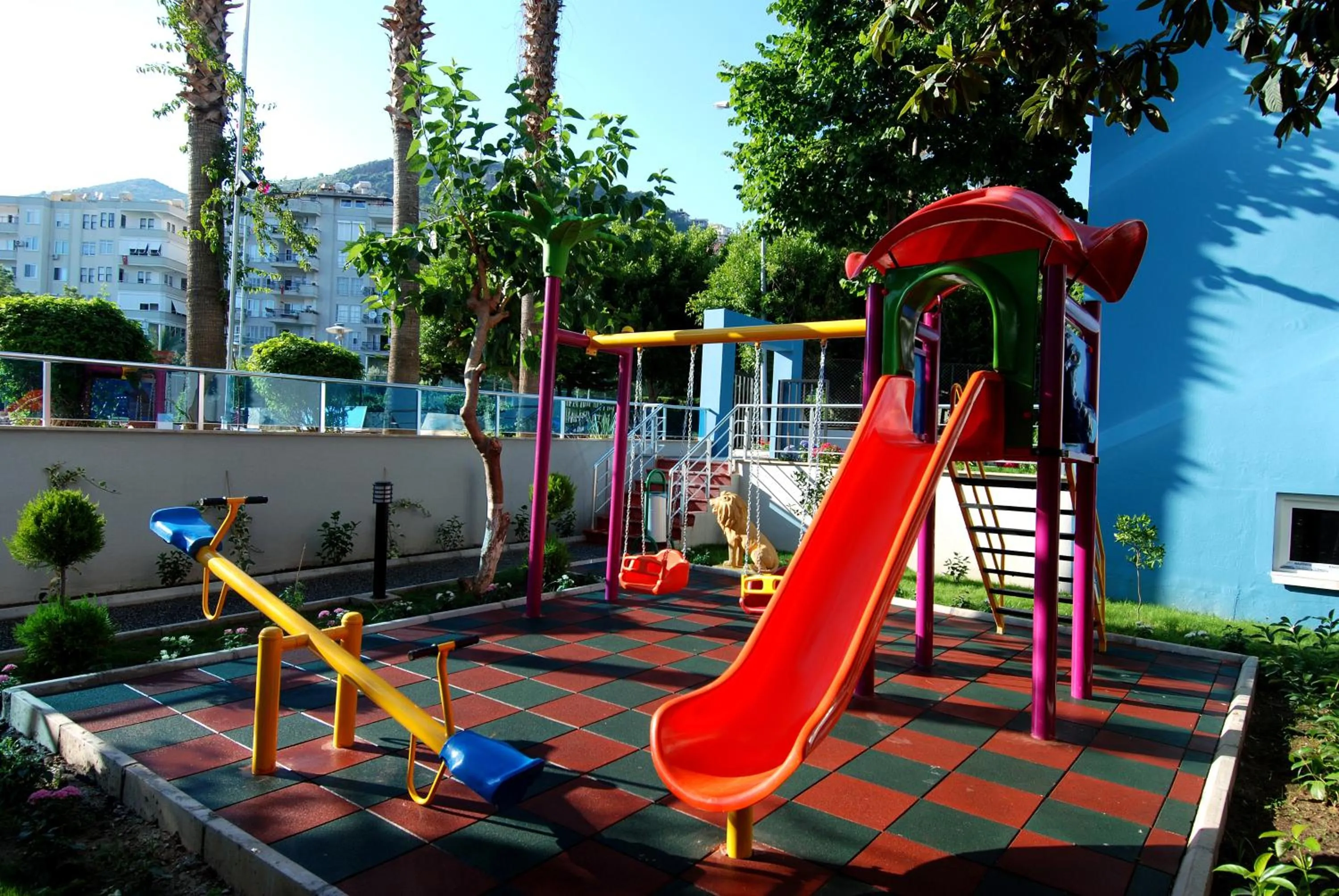Children play ground in Kleopatra Ramira Hotel - All Inclusive