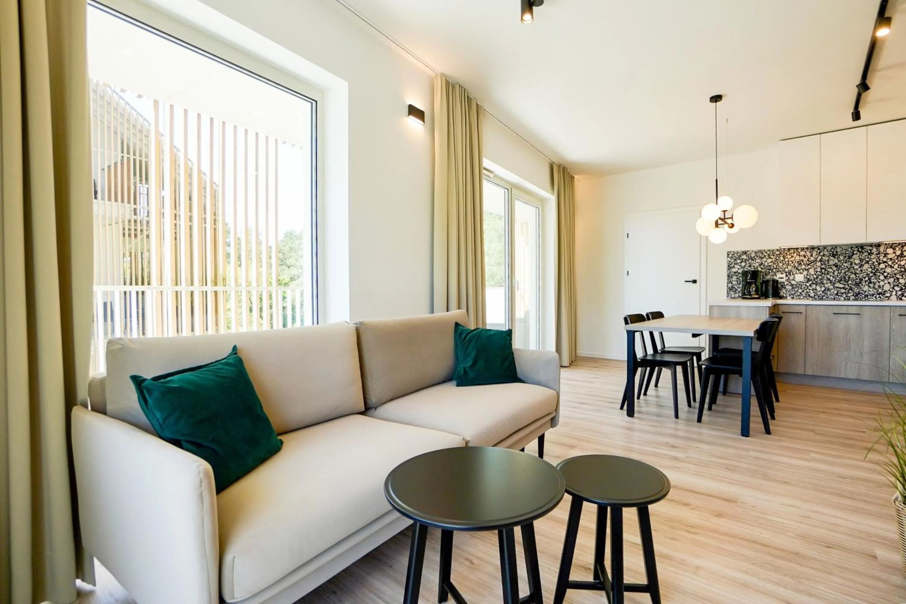 Kitchen or kitchenette in Timber Apartments by Baltic Home