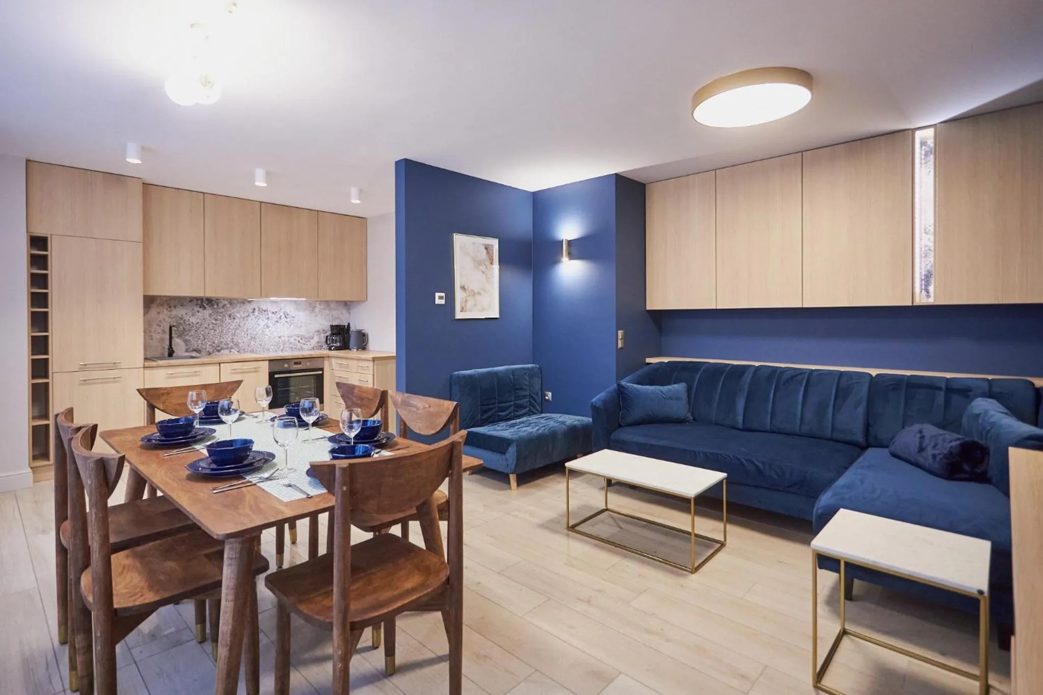 Kitchen or kitchenette in Timber Apartments by Baltic Home