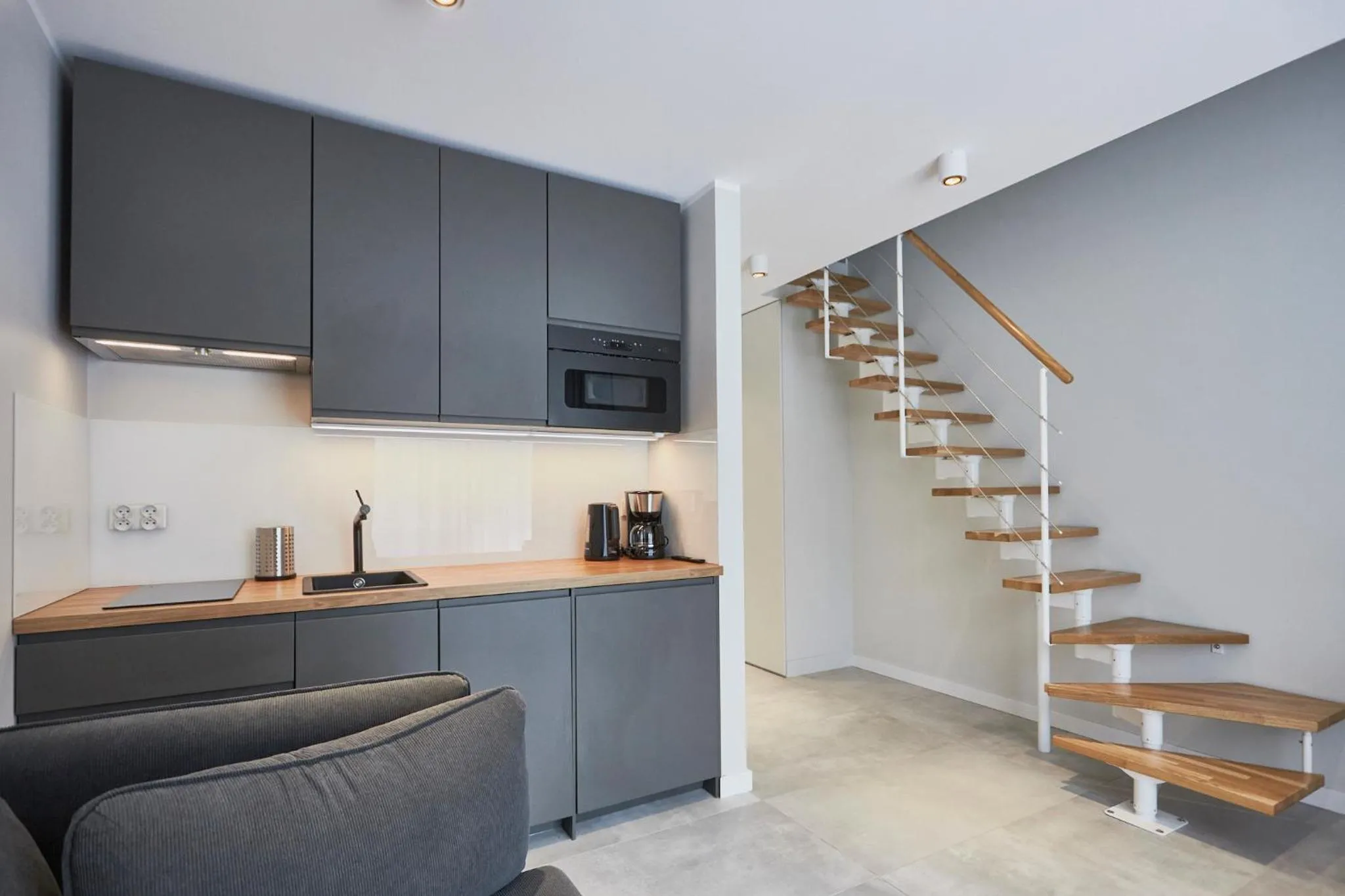 Coffee/tea facilities in Timber Apartments by Baltic Home