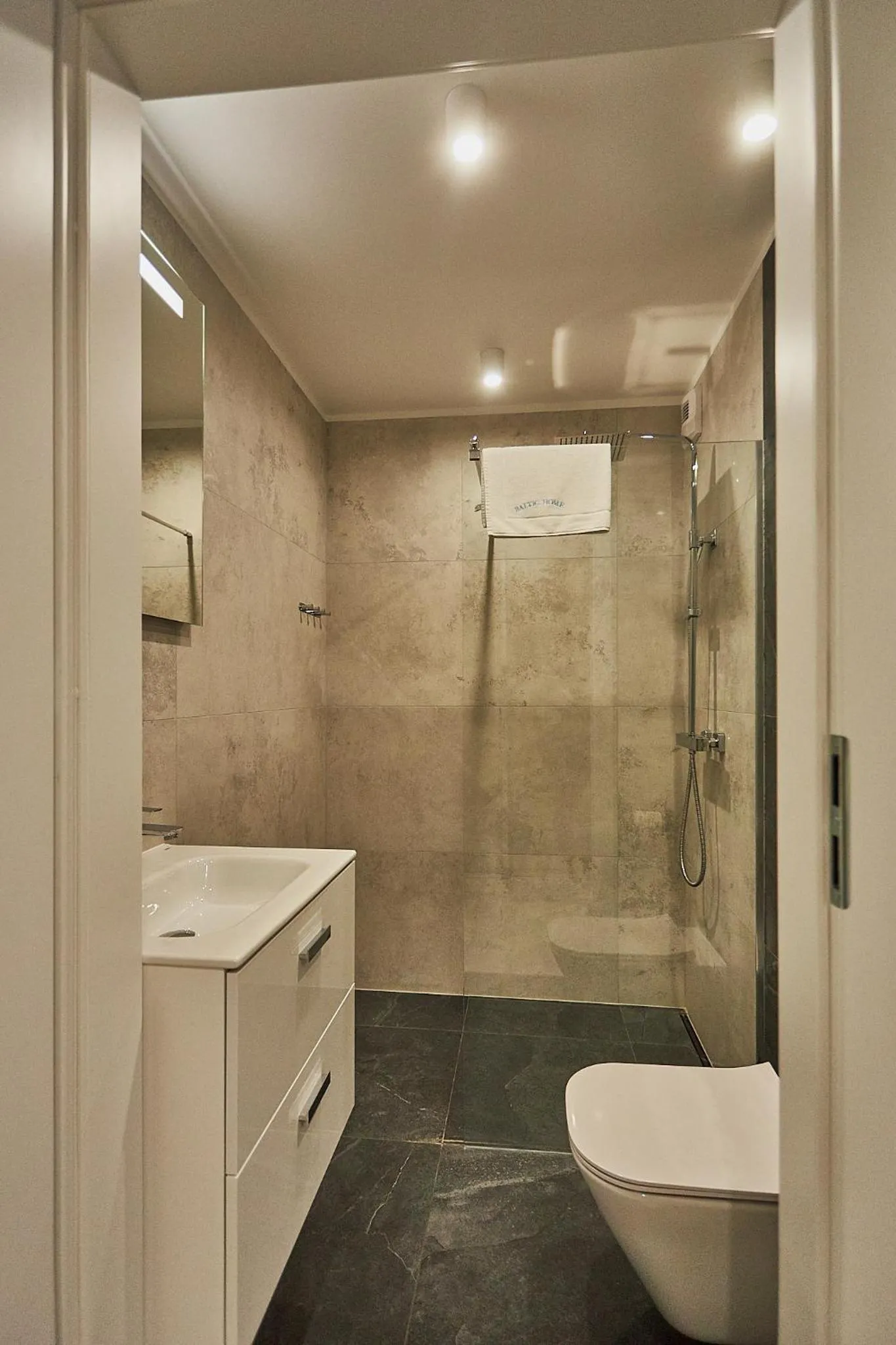 Bathroom in Timber Apartments by Baltic Home