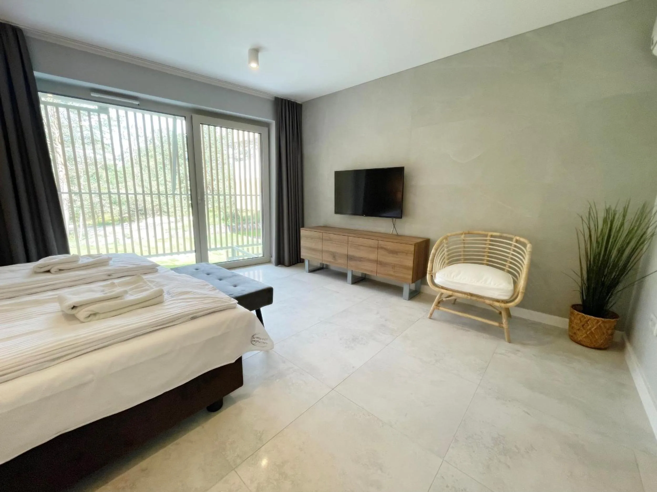 Photo of the whole room, Bed in Timber Apartments by Baltic Home