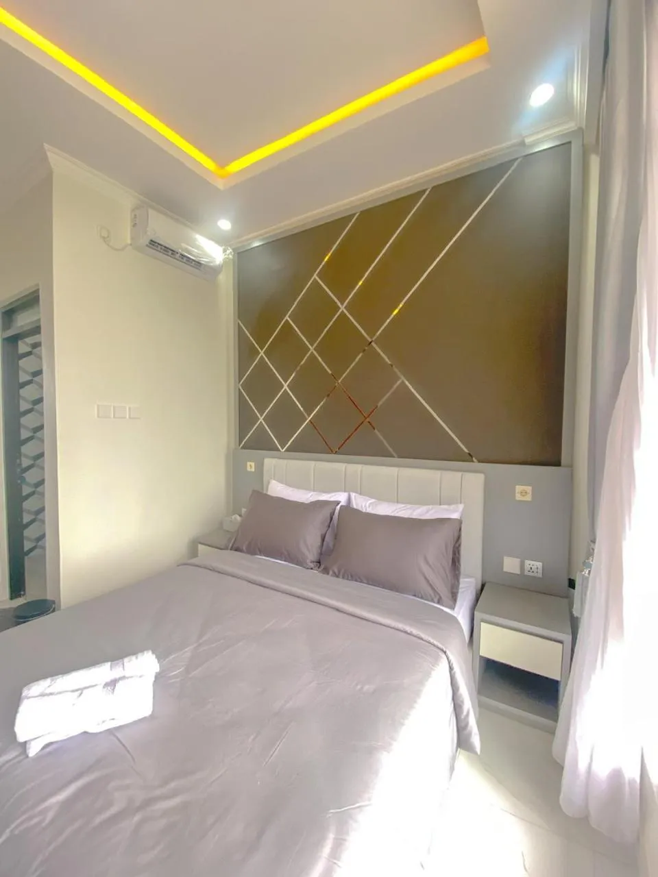 Bed in Algara Puncak Hotel