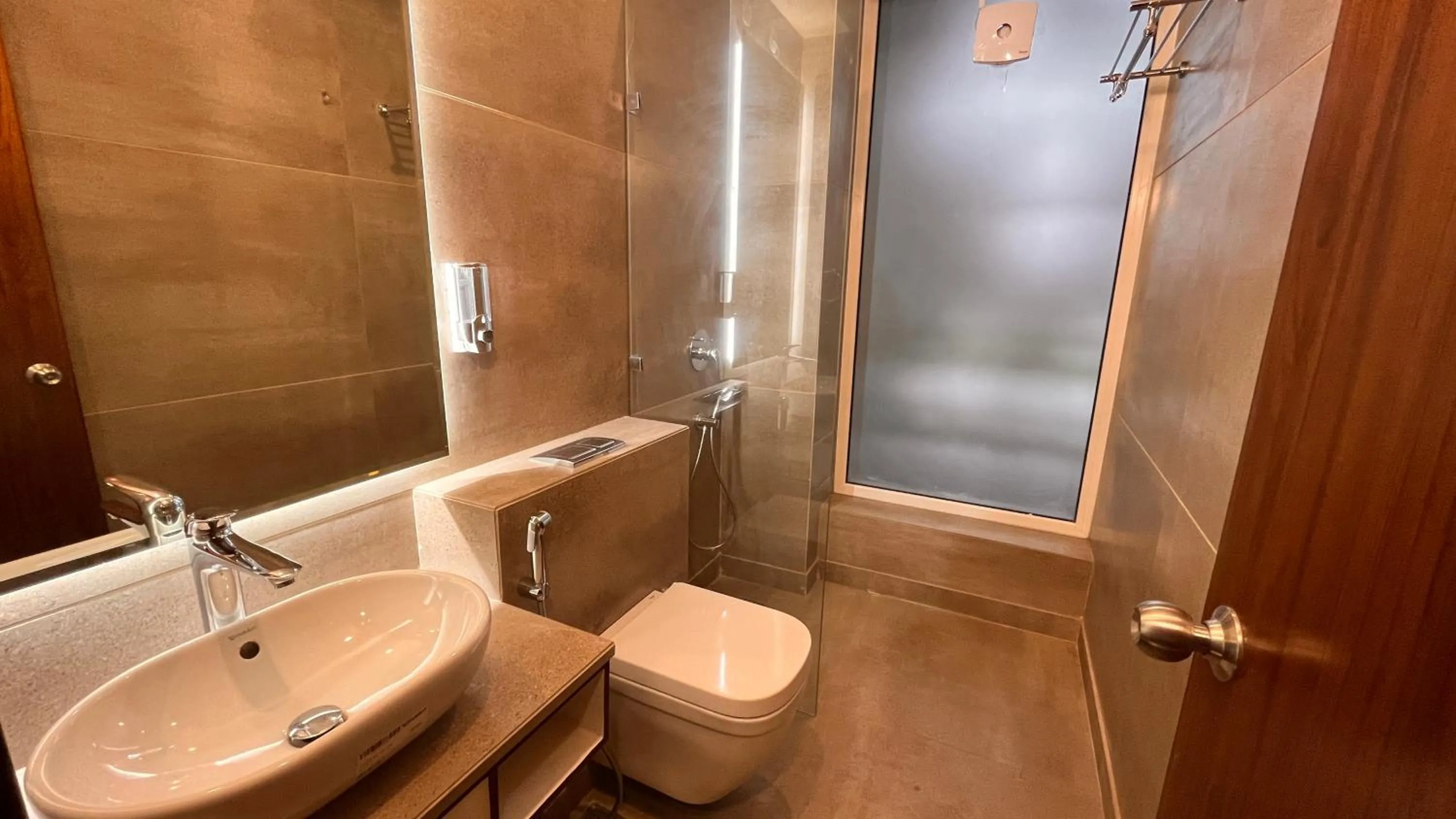 Bathroom in IP Royal Hotel - New Delhi