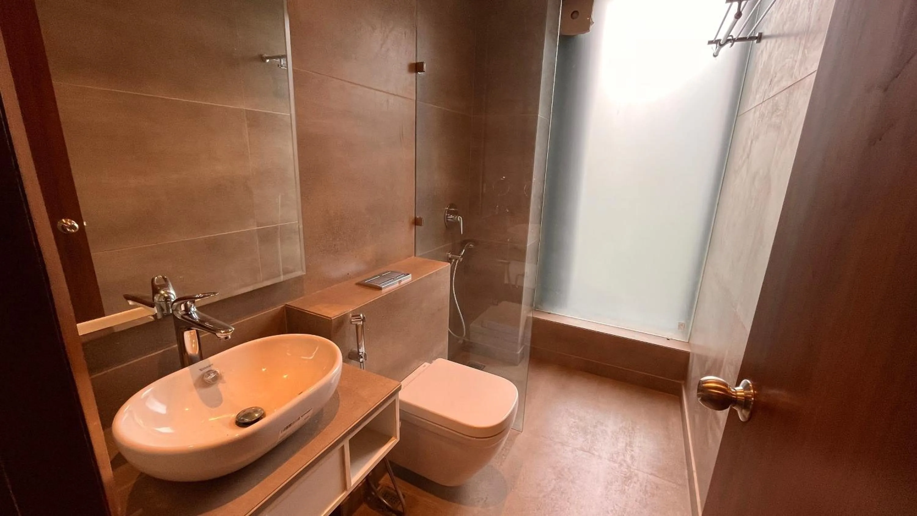 Bathroom in IP Royal Hotel - New Delhi