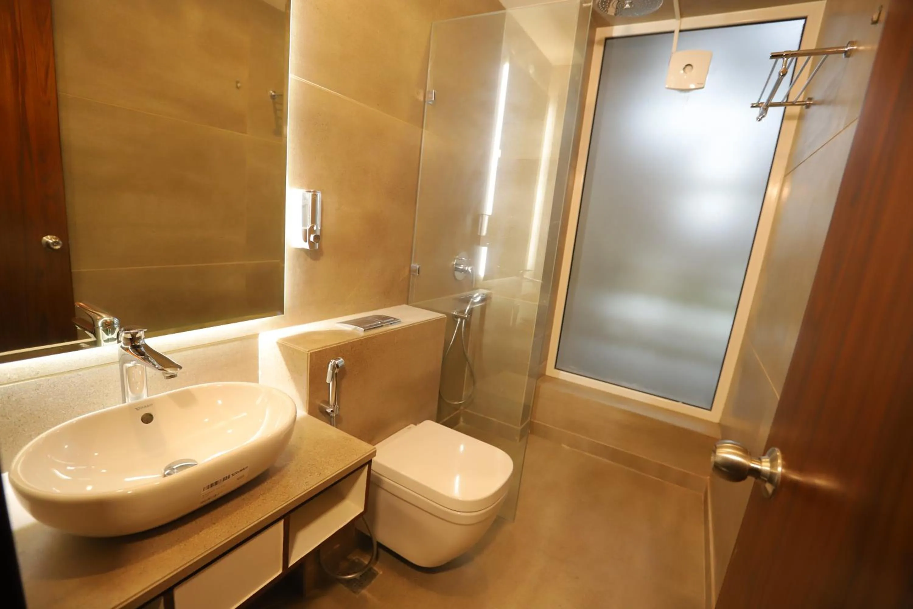 Bathroom in IP Royal Hotel - New Delhi