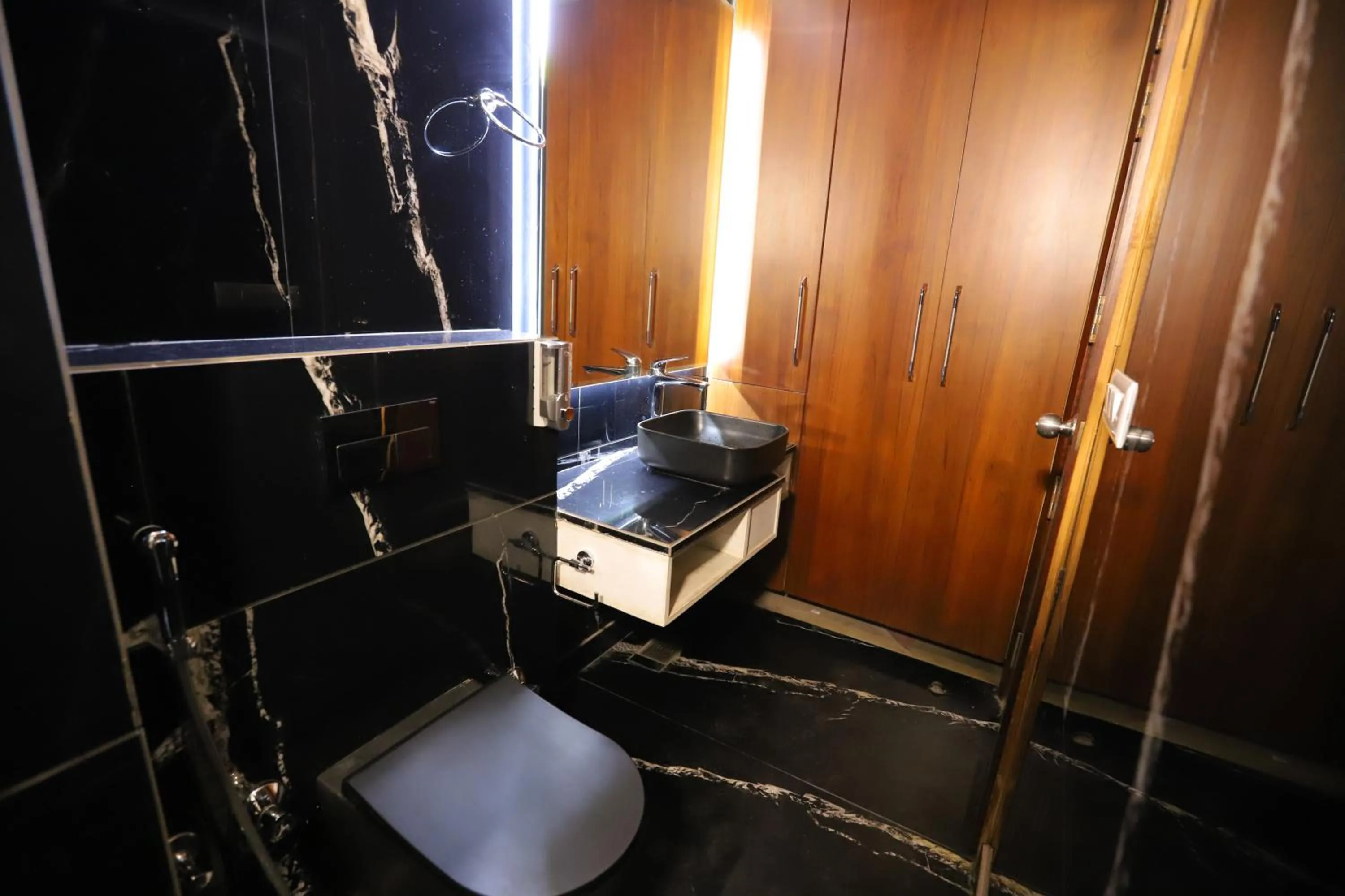 Communal lounge/ TV room in IP Royal Hotel - New Delhi