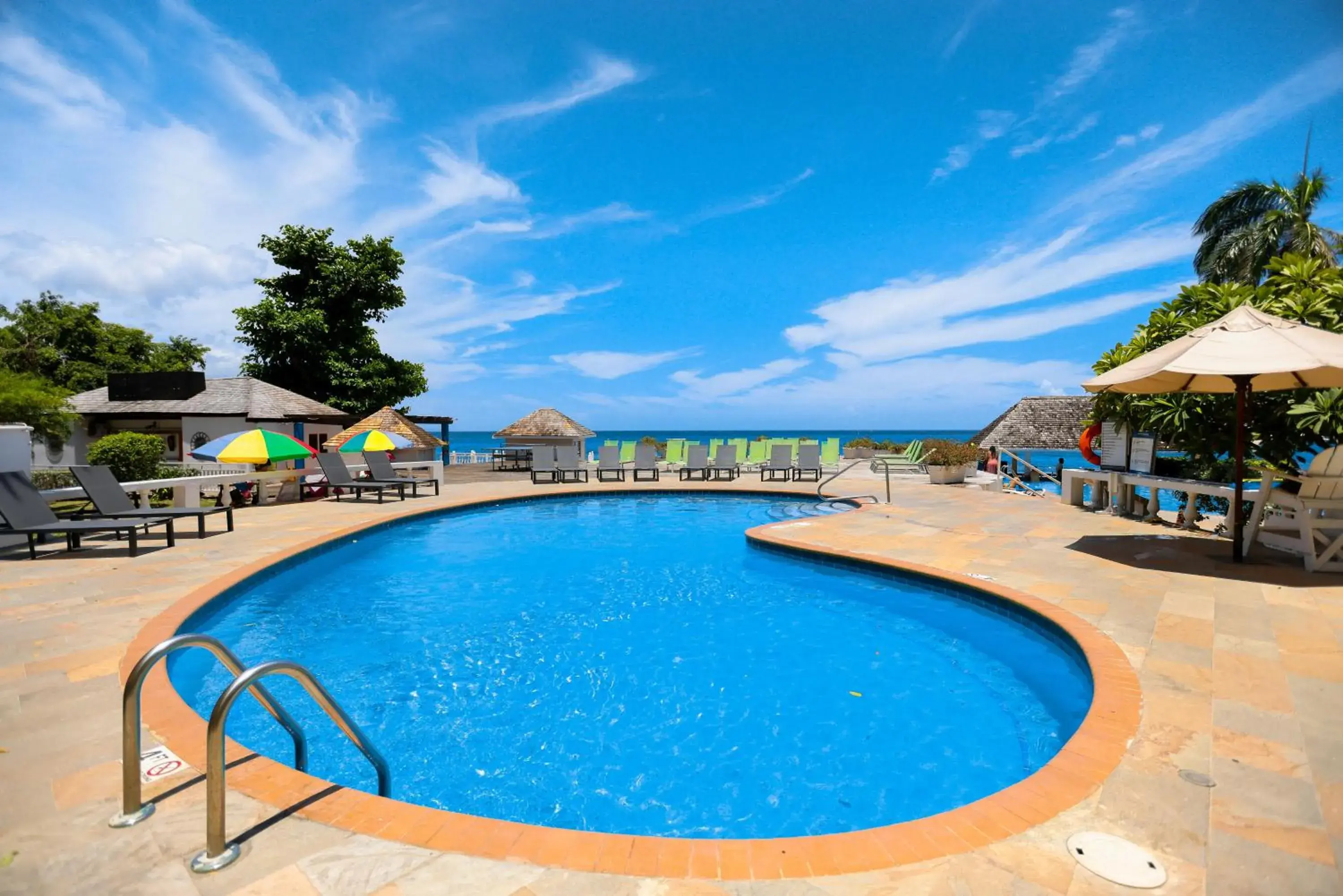 Swimming pool in Grand Decameron Montego Beach, A Trademark All-Inclusive Resort Swimming pool in Grand Decameron Montego Beach, A Trademark All-Inclusive Resort