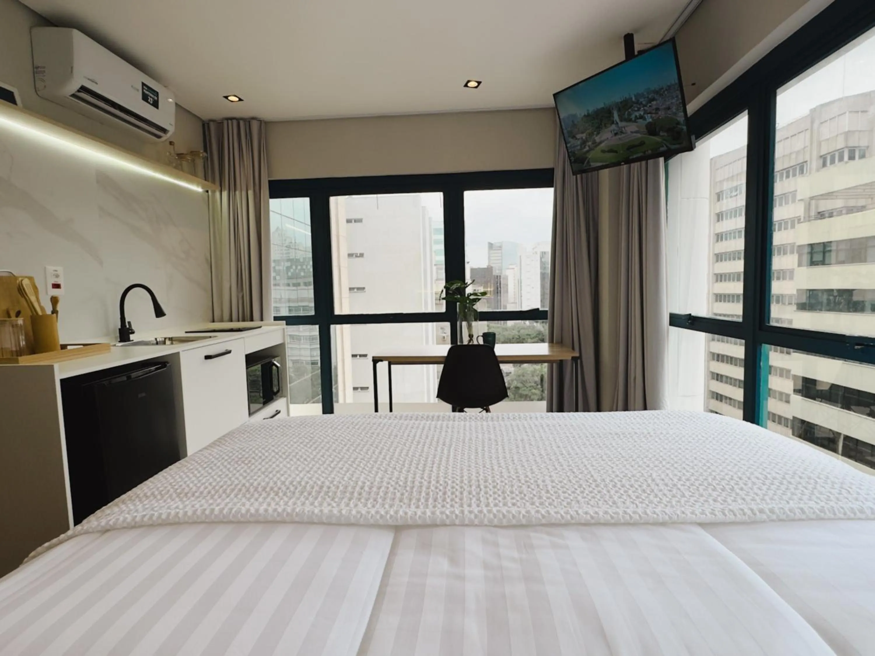 Bed in Apê Paulista Bela Cintra