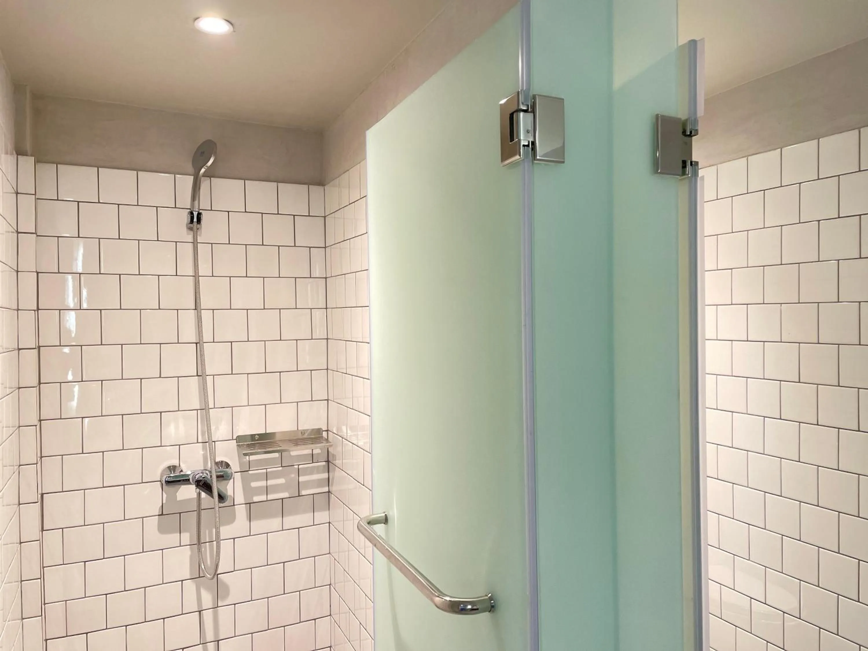 Shower in GalileOasis Boutique Hotel