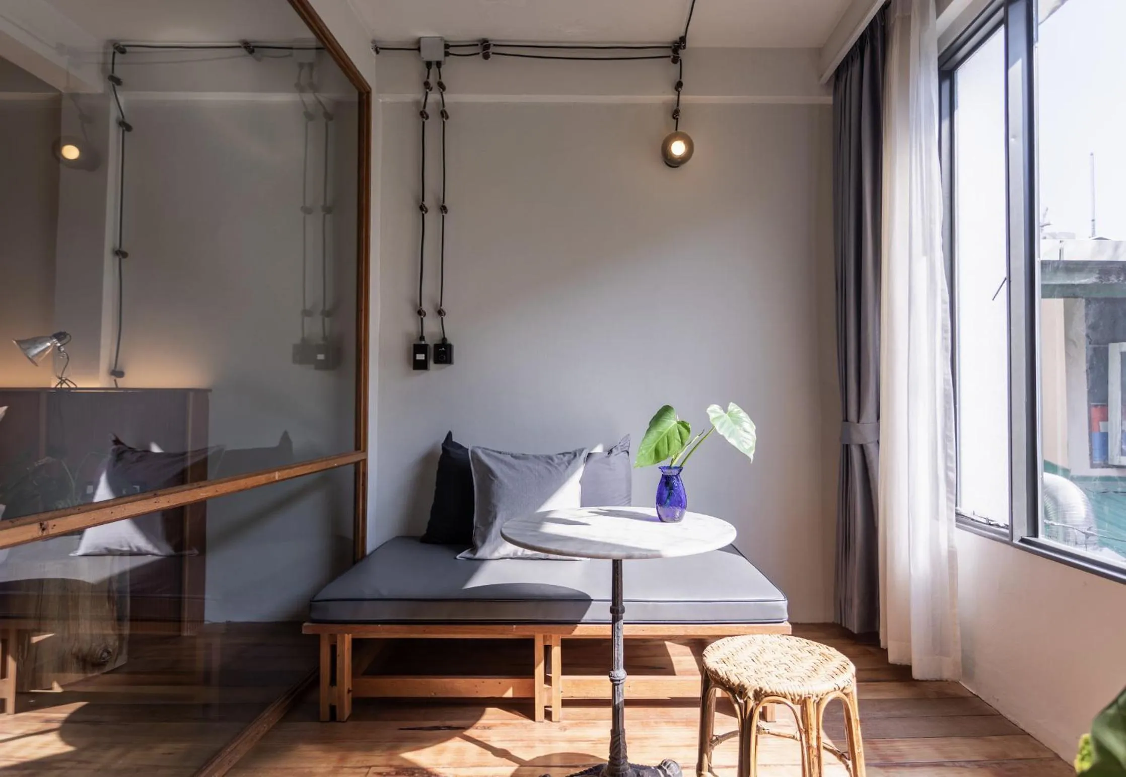 Seating area in GalileOasis Boutique Hotel