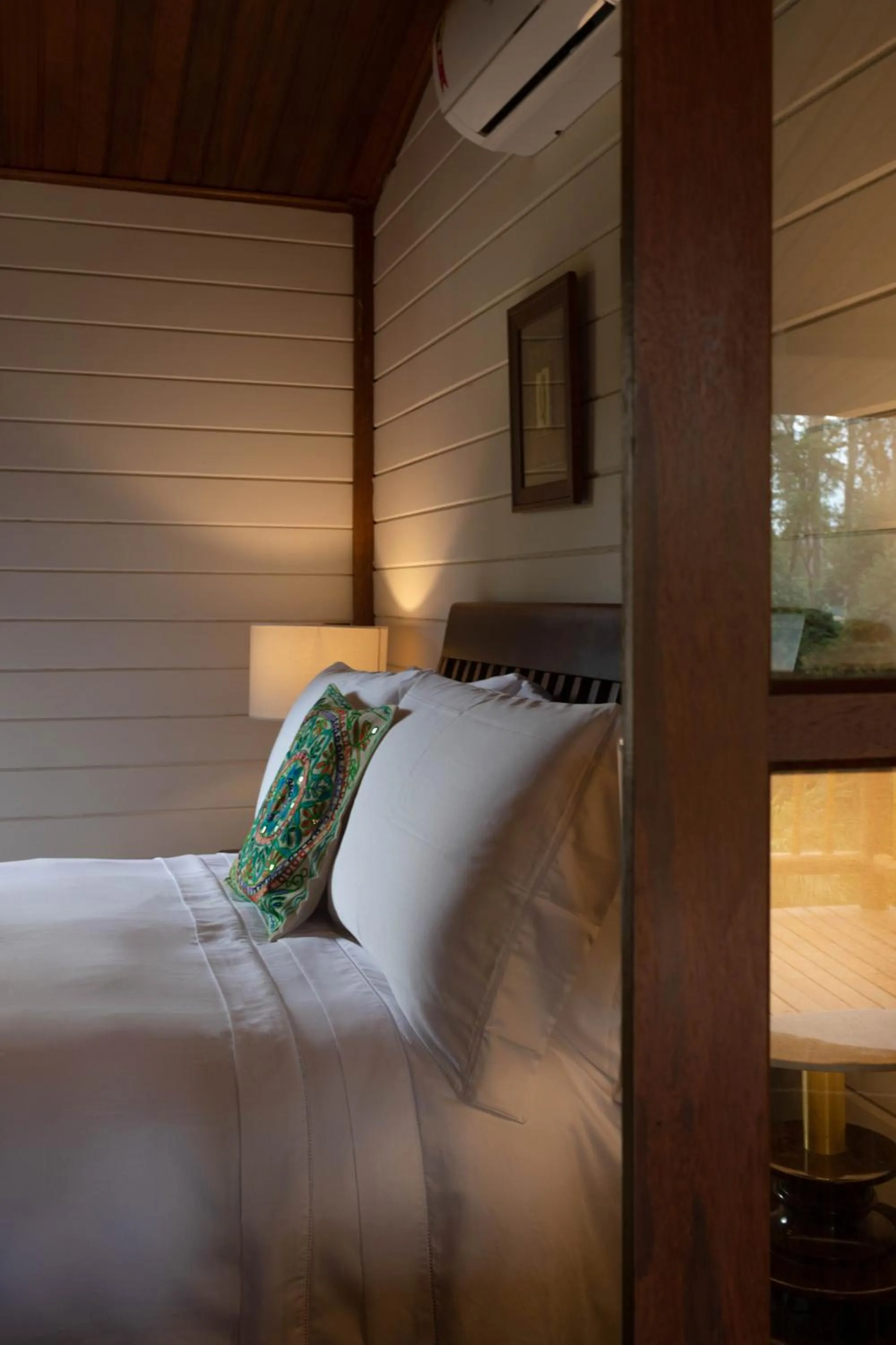 Bed in Embaúba Boutique Hotel