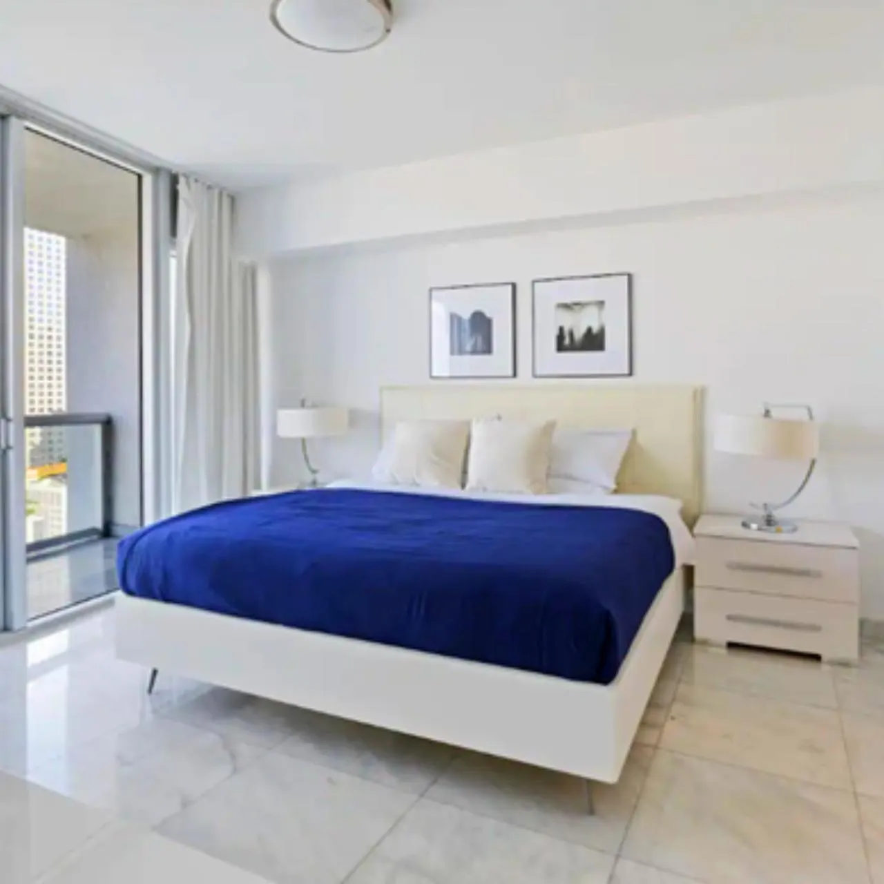 Bedroom, Bed in Vacation Apartment for Couples in Miami
