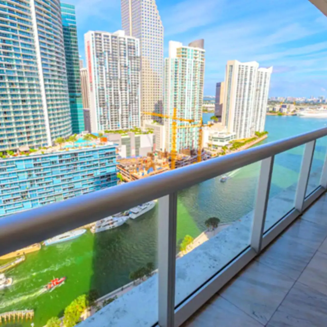 Balcony/Terrace in Vacation Apartment for Couples in Miami