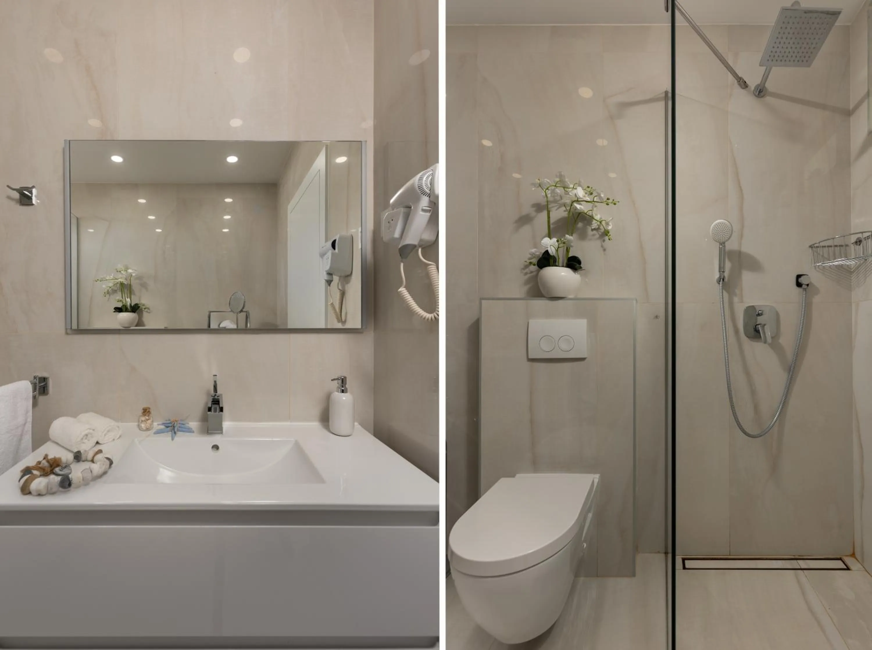 Luxury apartment Marco Polo with a private swimming pool with salt sea water