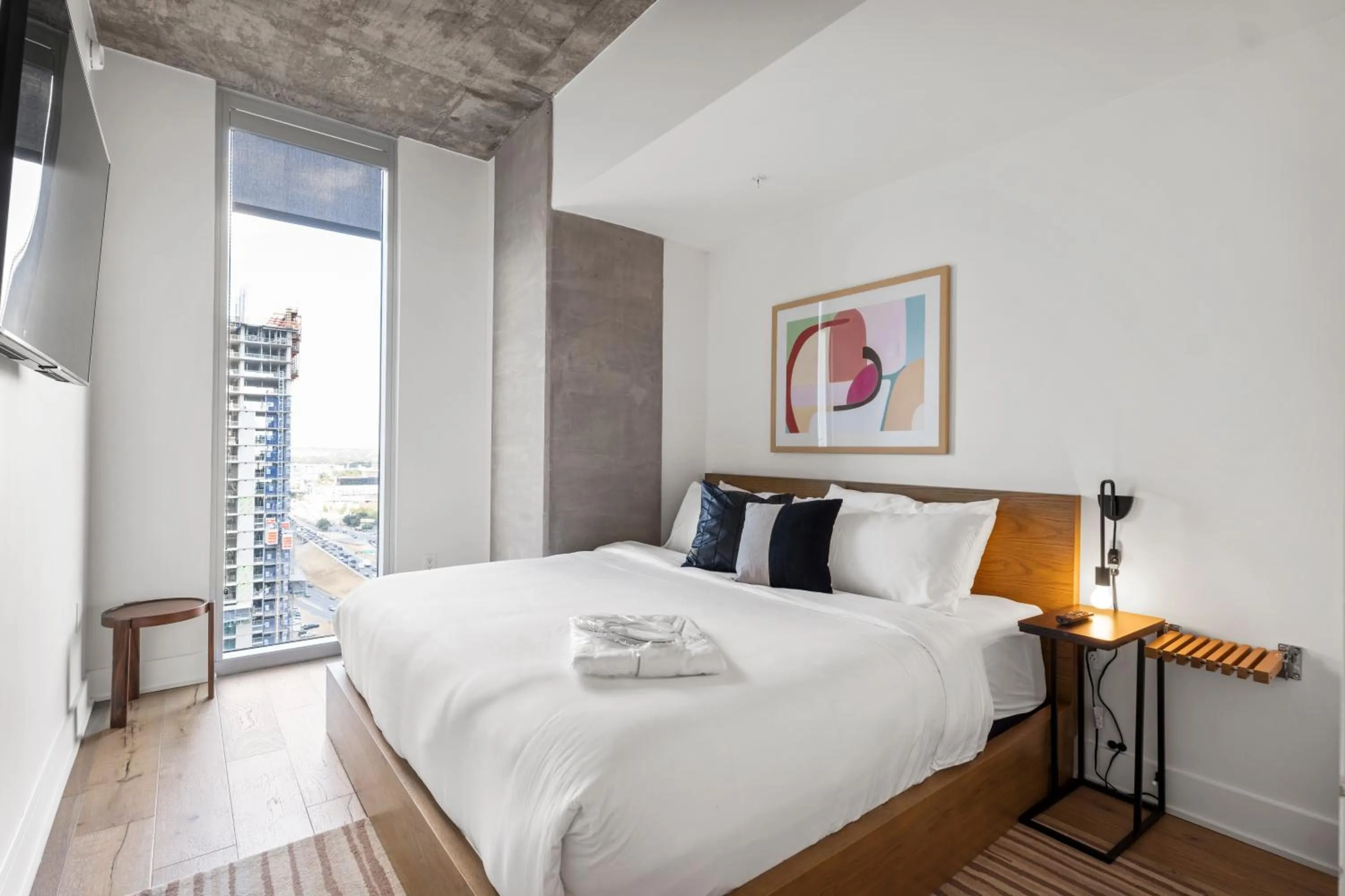 Bed in Austin Condo Hotel