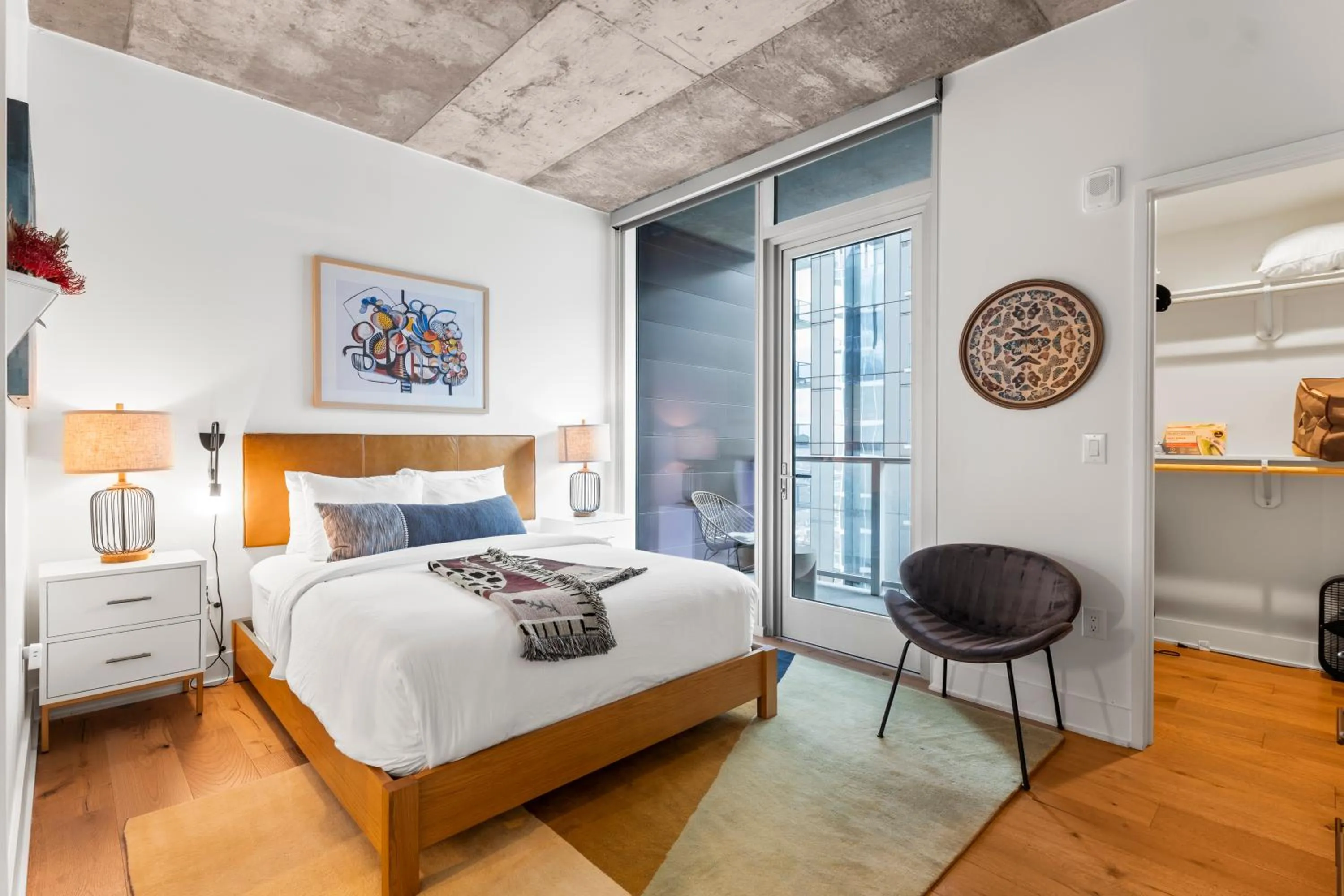 Bed in Austin Condo Hotel