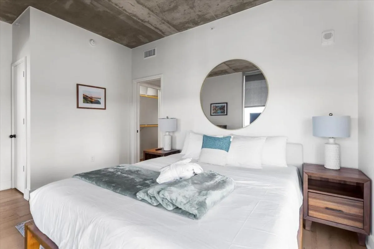 Bed in Austin Condo Hotel