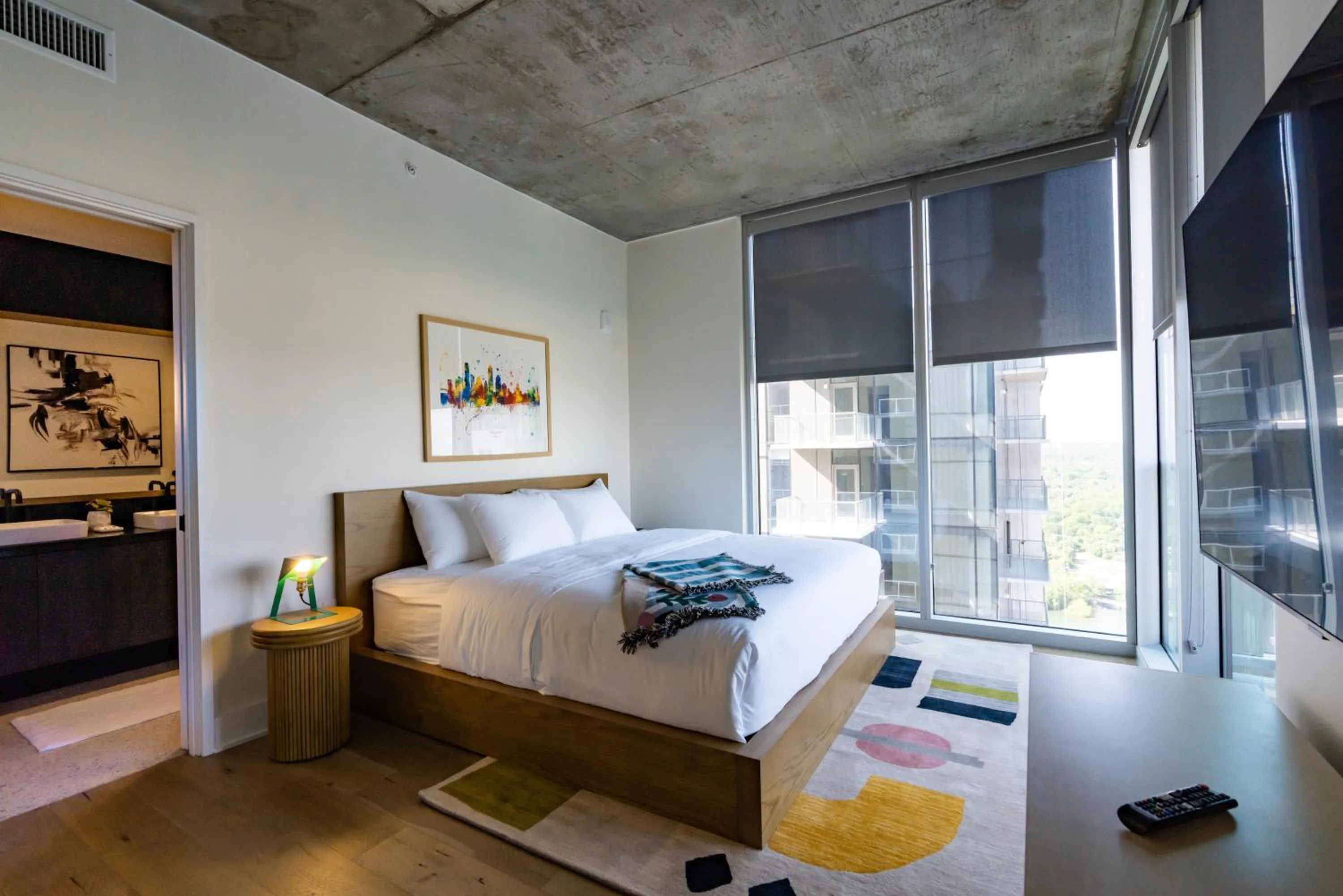 Bed in Austin Condo Hotel