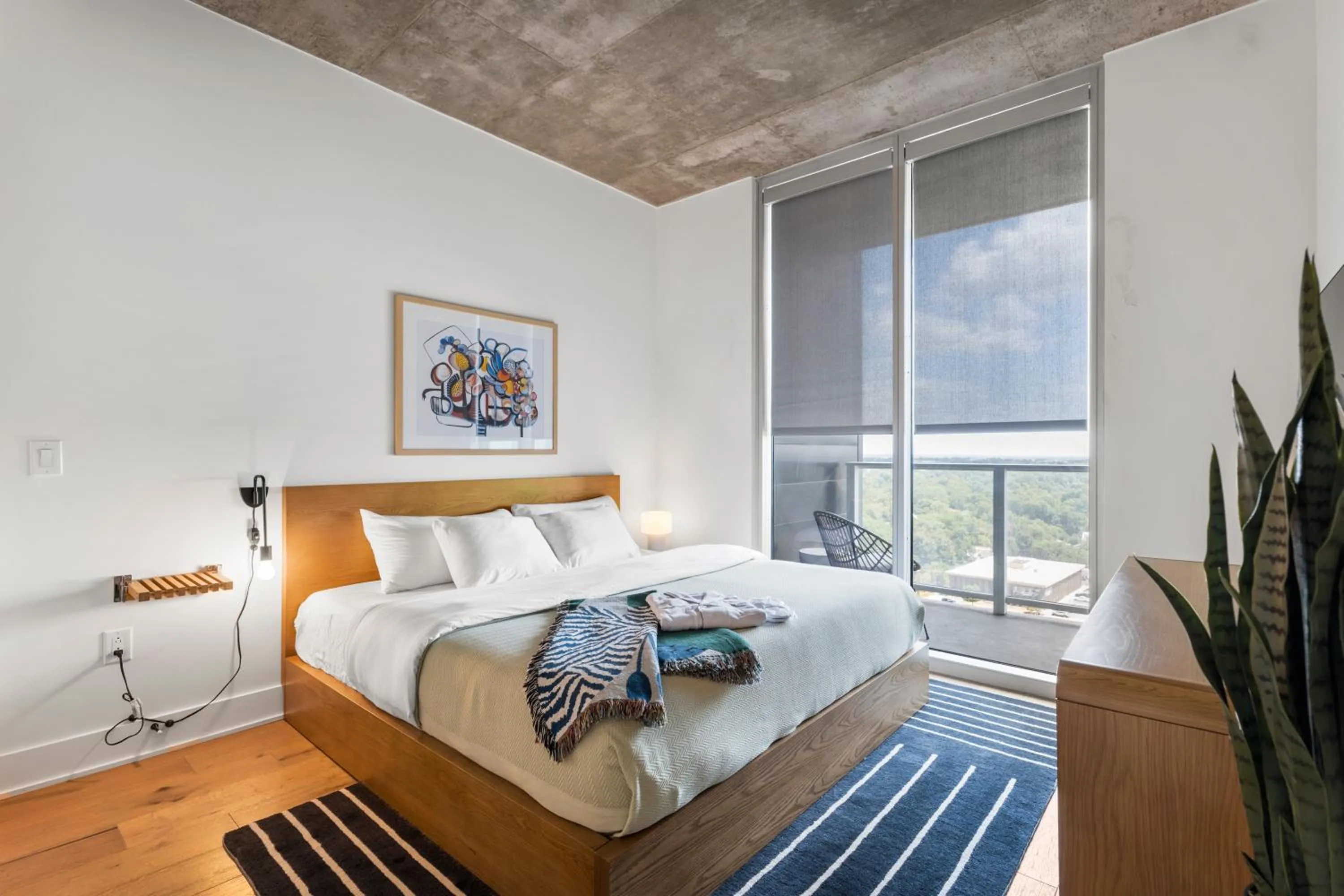 Bed in Austin Condo Hotel