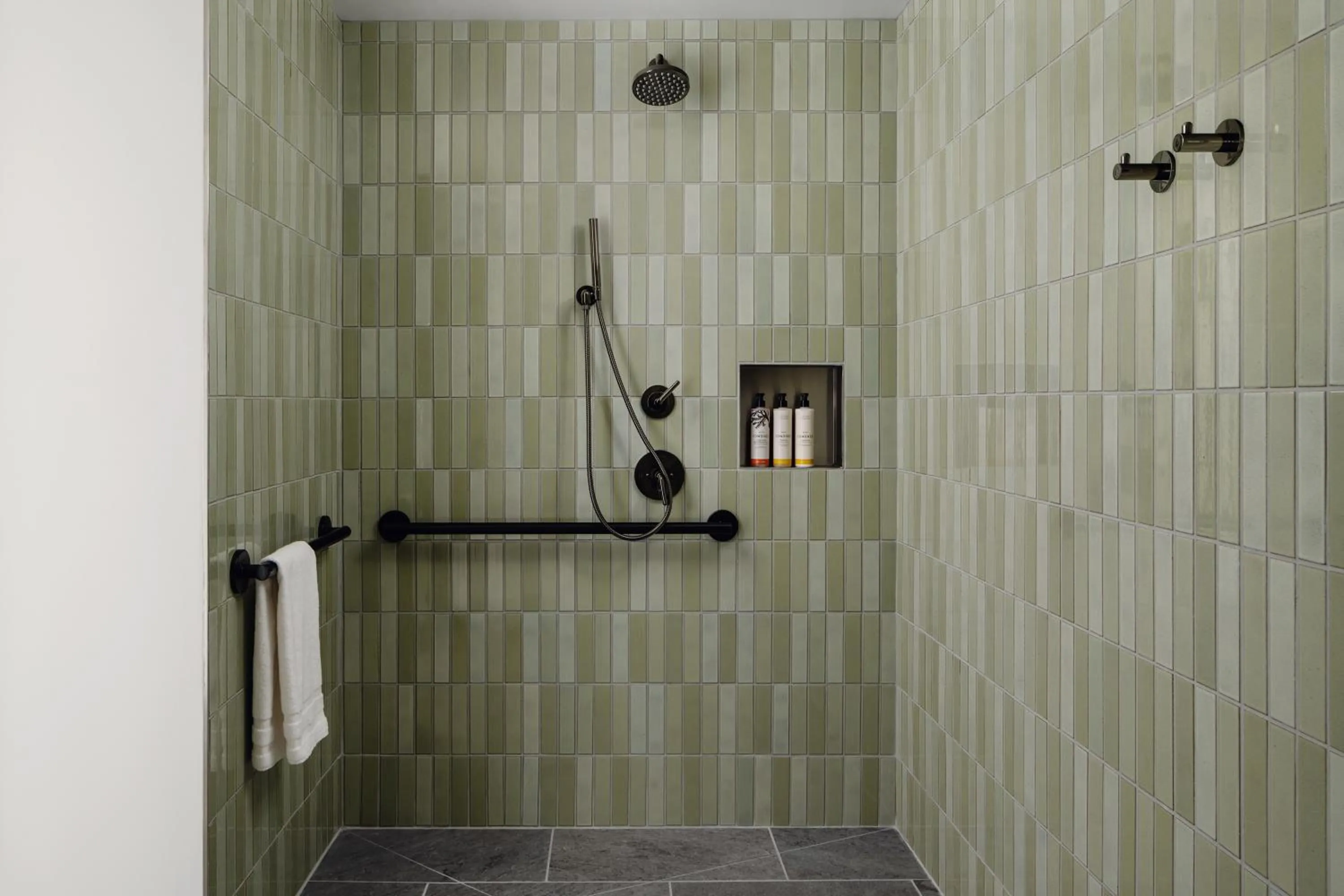 Shower in Timbri Hotel San Francisco, Curio Collection by Hilton