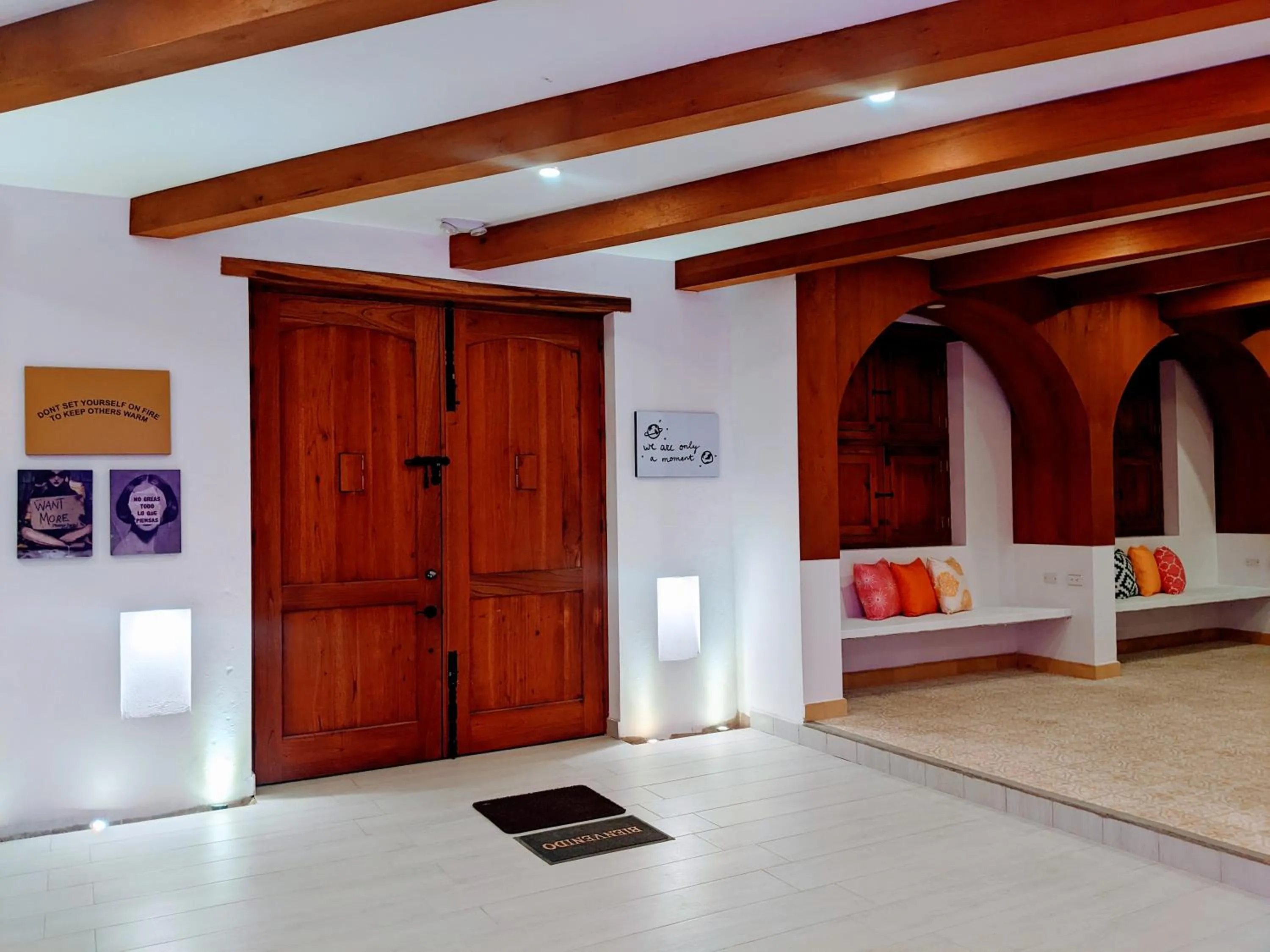 Lobby or reception in OFF HOSTEL