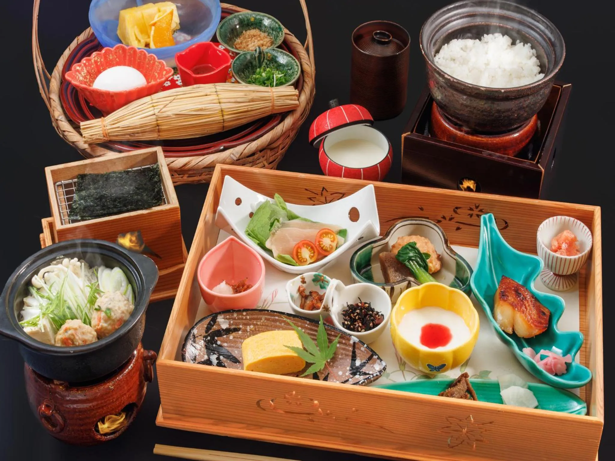 Dinner in Tsukiyominoza