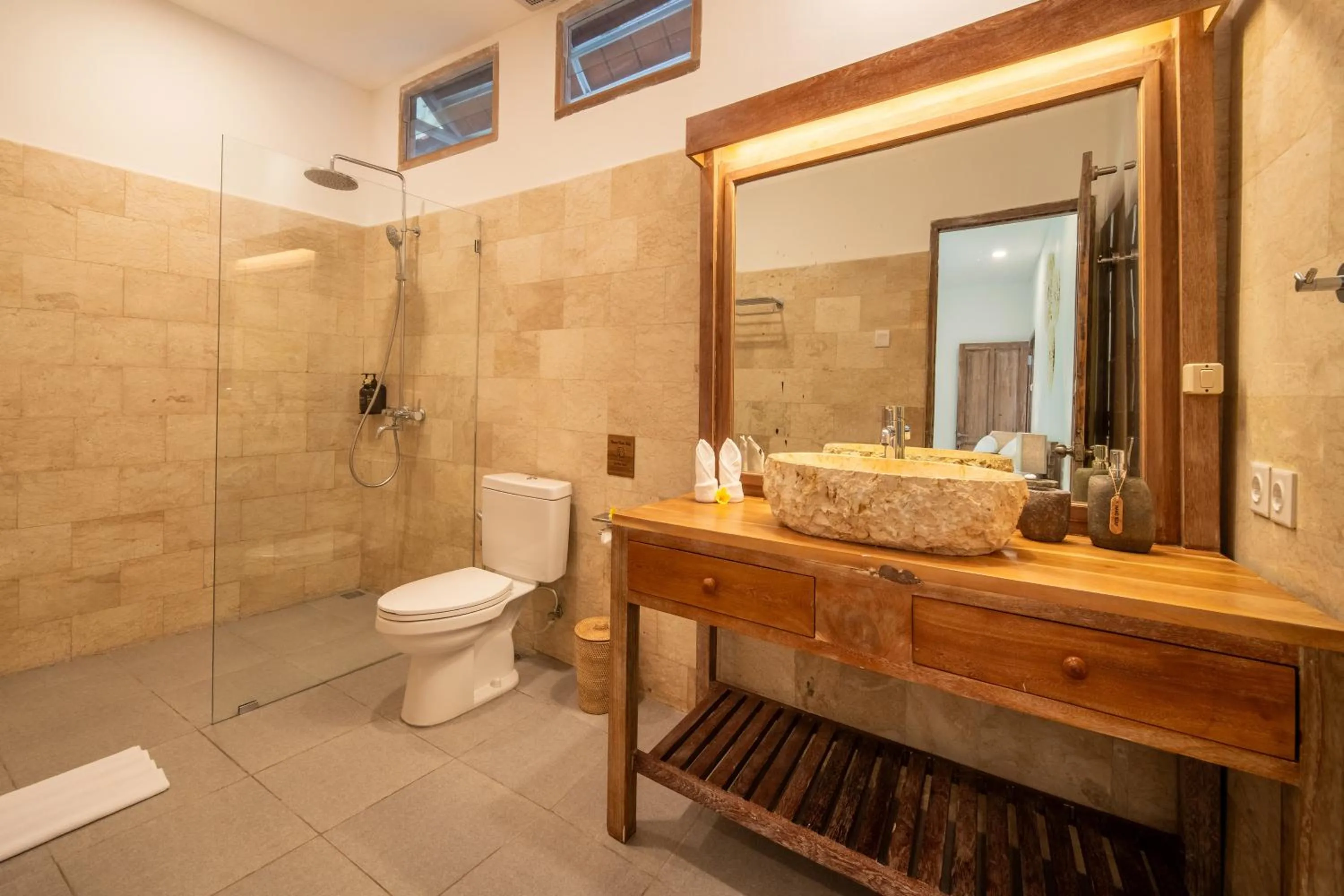 Bathroom in Tropical Villa Sinar Maluku