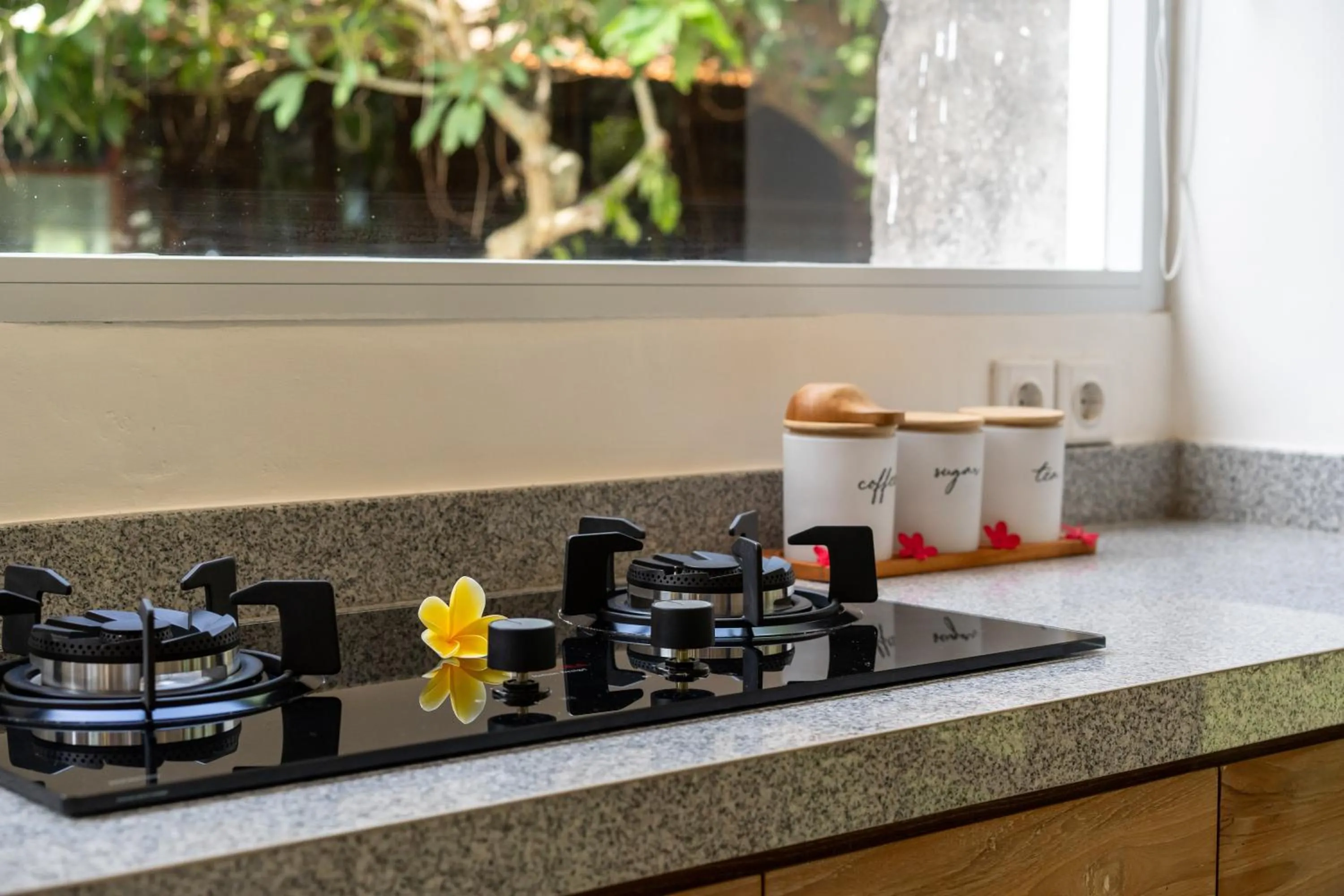 Kitchen or kitchenette in Tropical Villa Sinar Maluku