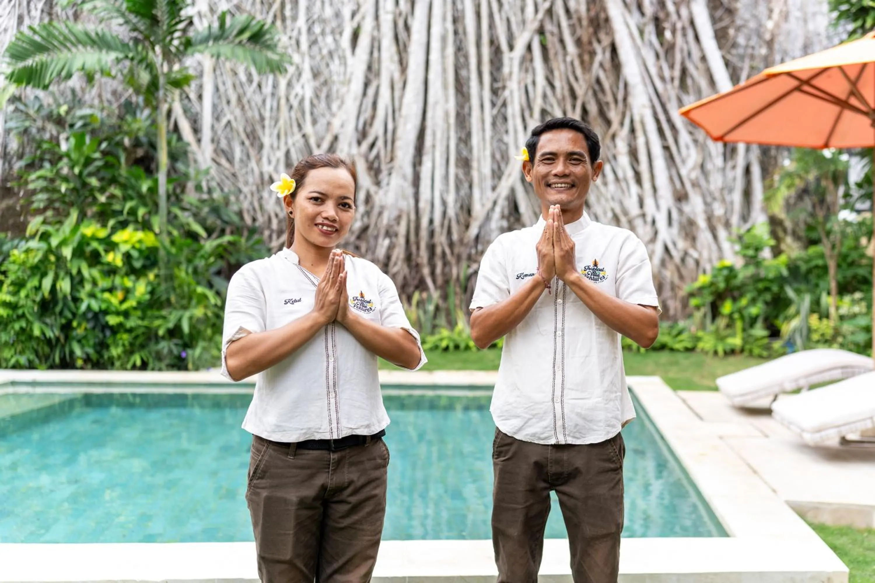 Staff in Tropical Villa Sinar Maluku