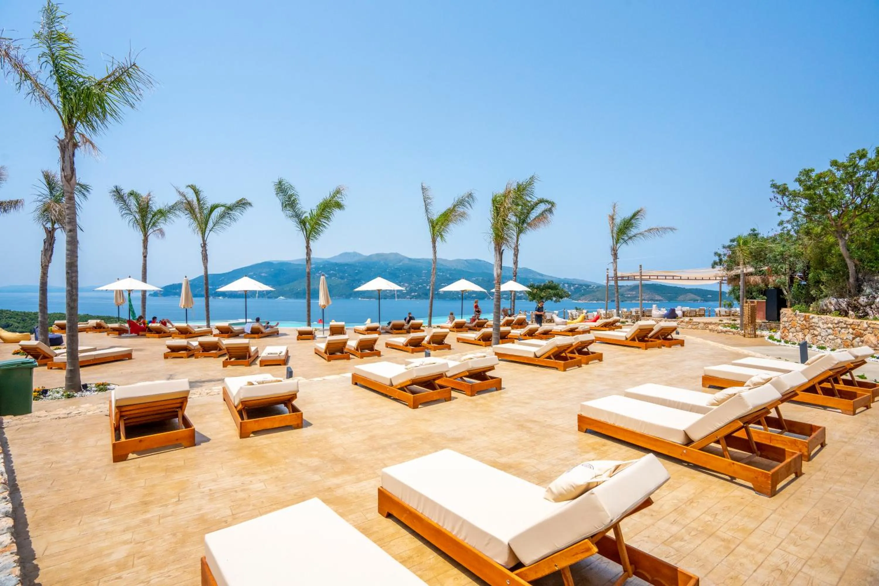 Pool view in Arameras Beach Resort