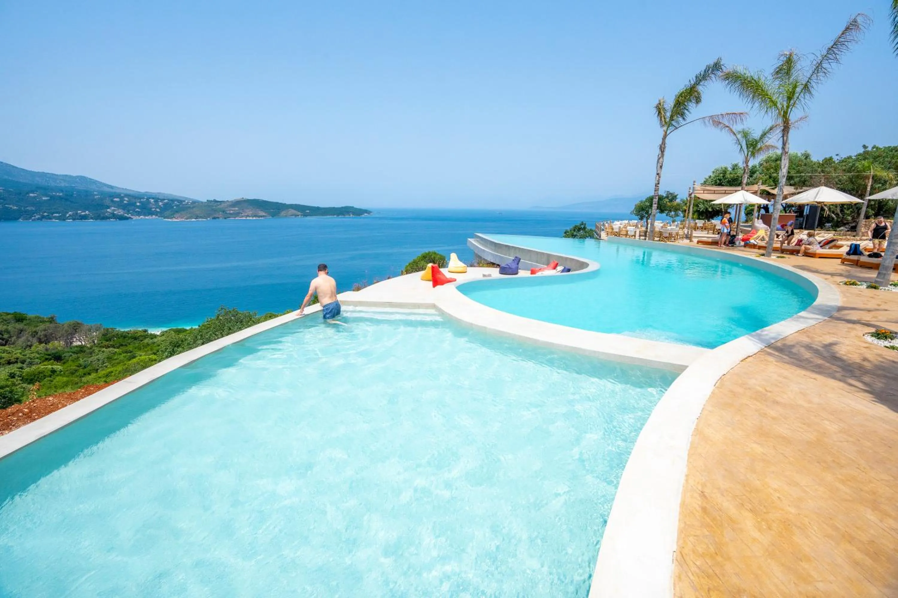 Pool view in Arameras Beach Resort