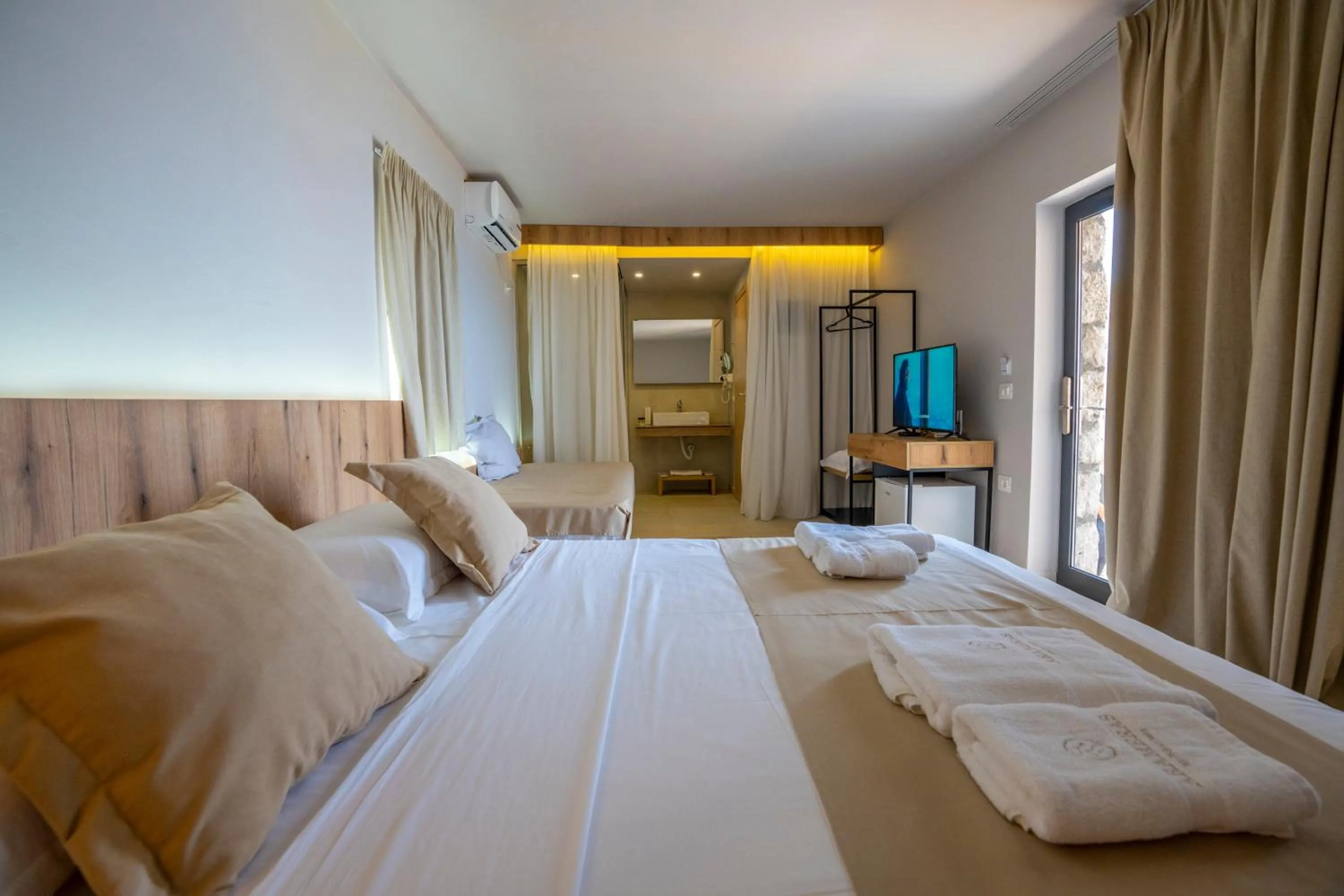 Bed in Arameras Beach Resort