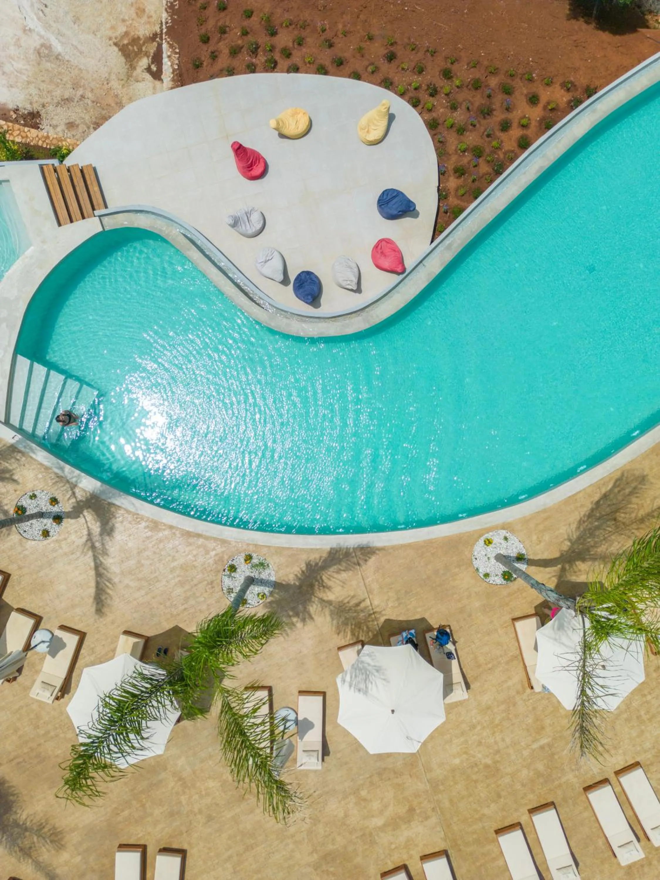 Pool view in Arameras Beach Resort