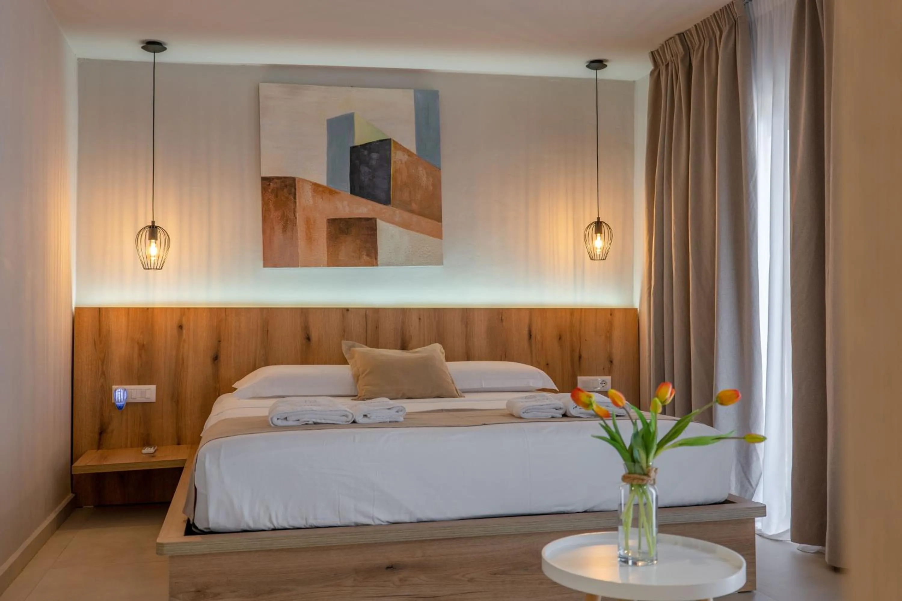 Bed in Arameras Beach Resort