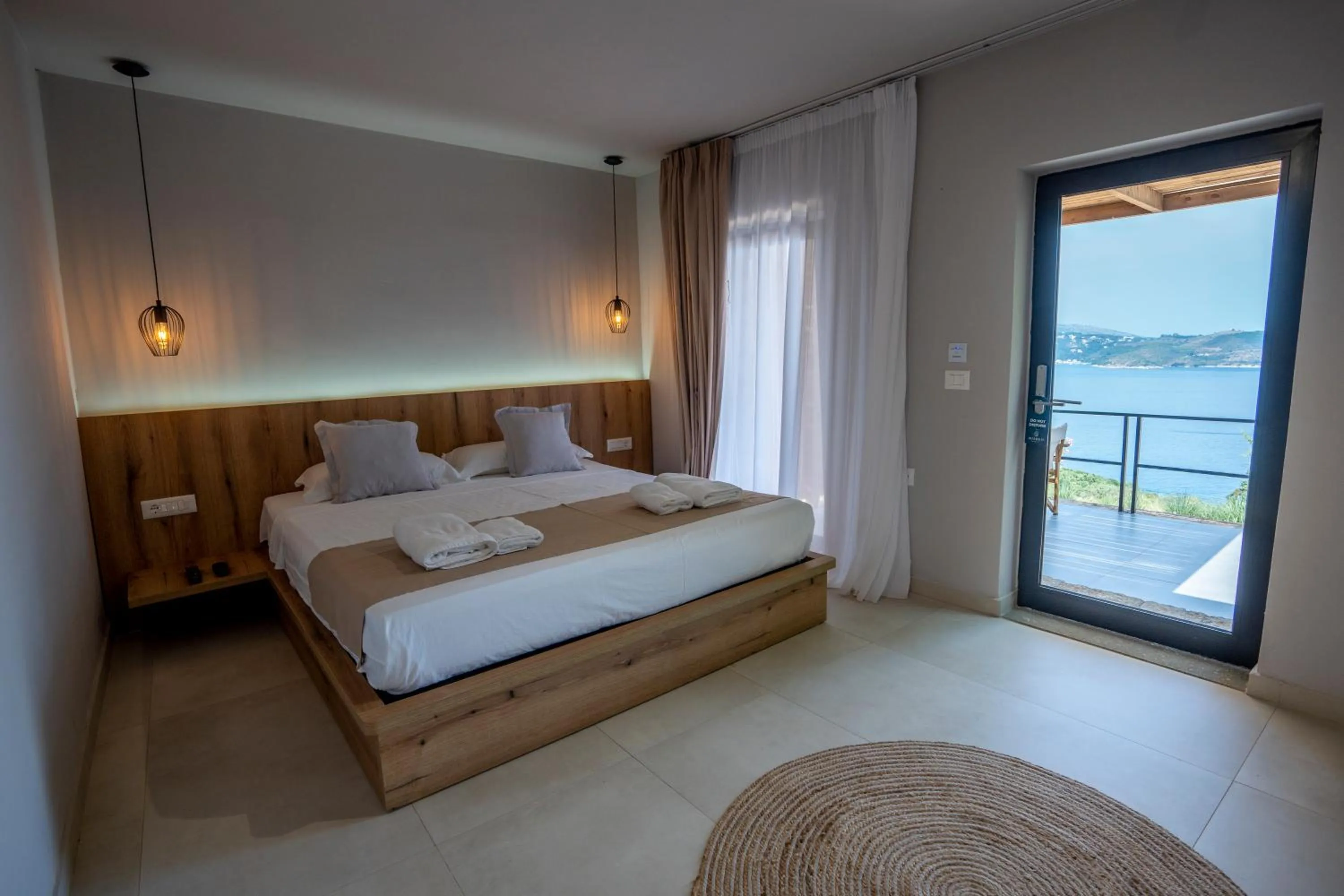 Bed in Arameras Beach Resort