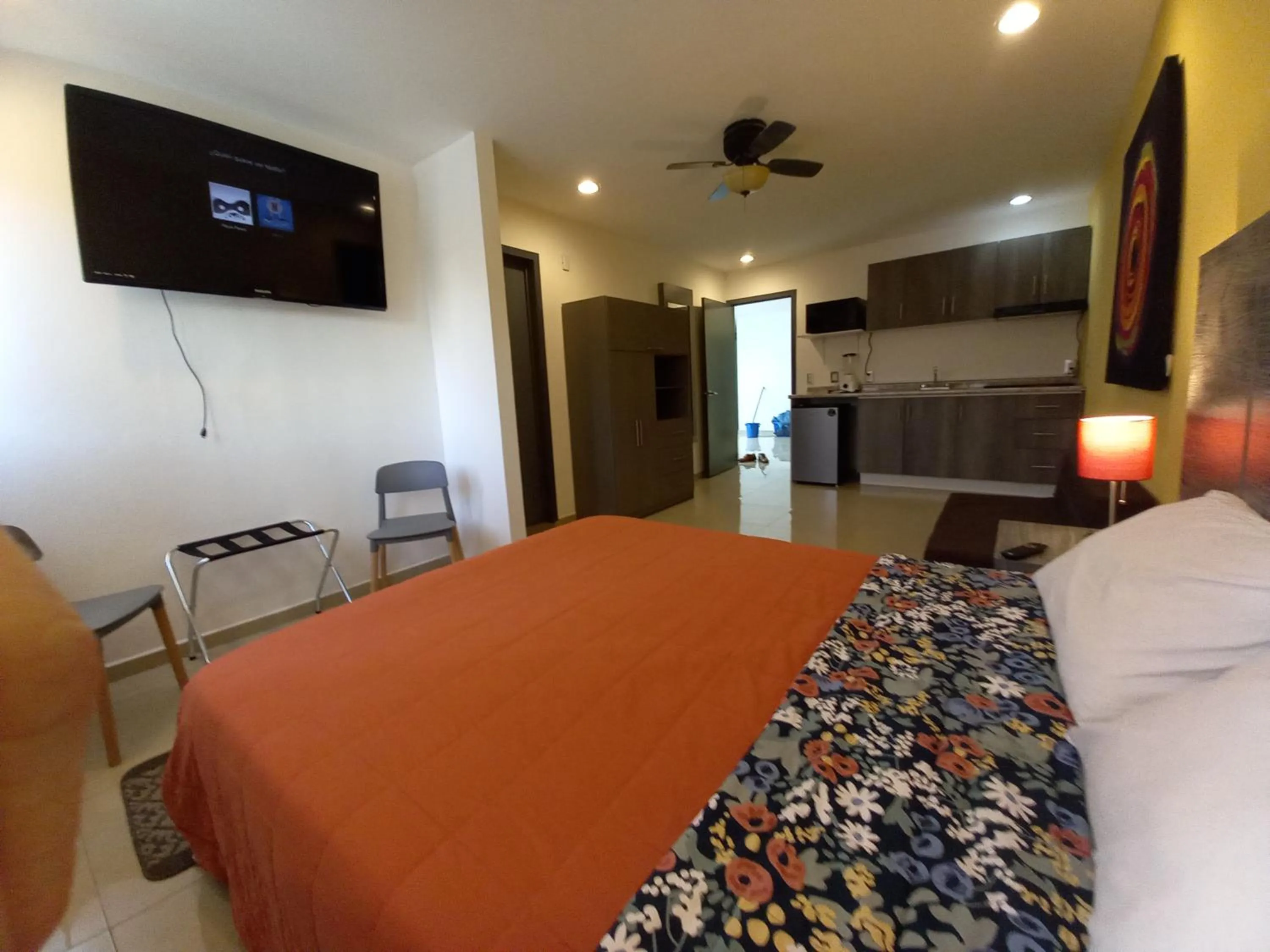 Bedroom, Bed in Capital O Tu Estancia