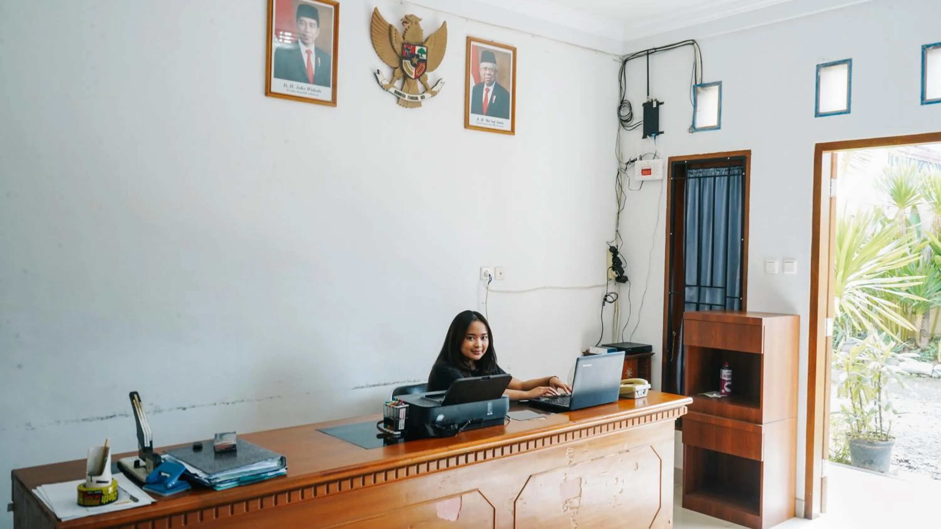 Staff in RedDoorz at Ampenan Mataram Lombok