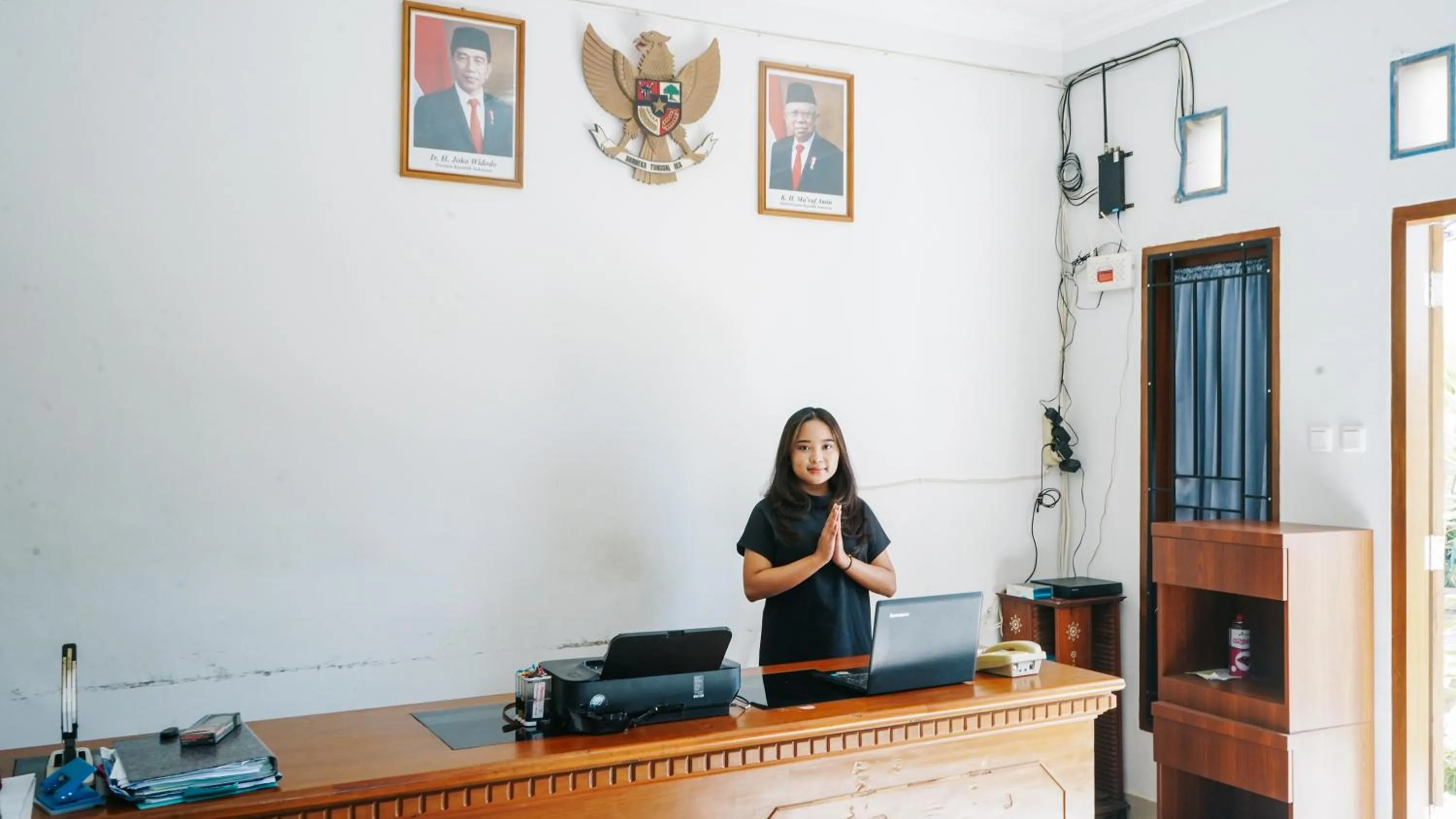 Staff in RedDoorz at Ampenan Mataram Lombok