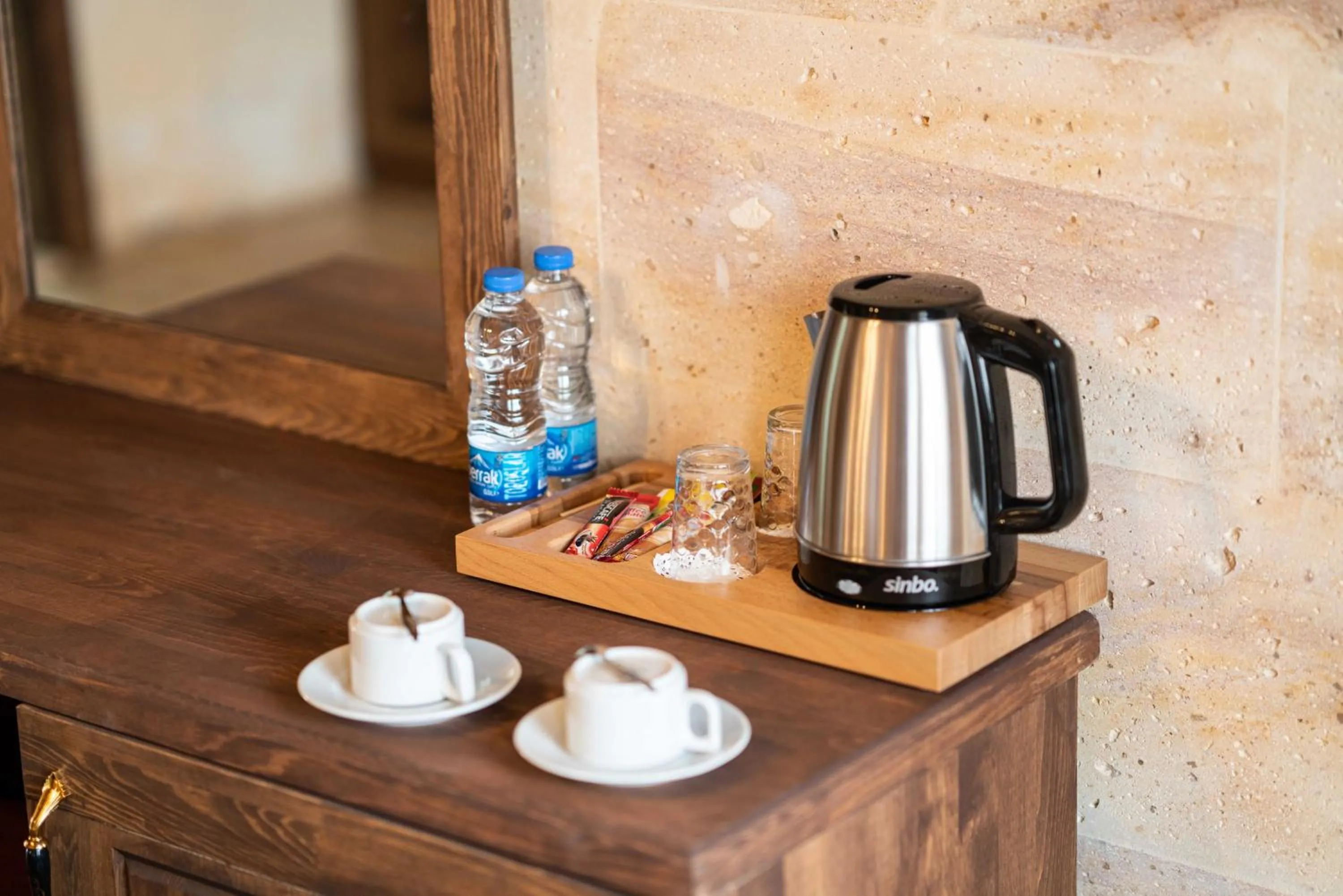 Coffee/tea facilities in Volare Stone Hotel