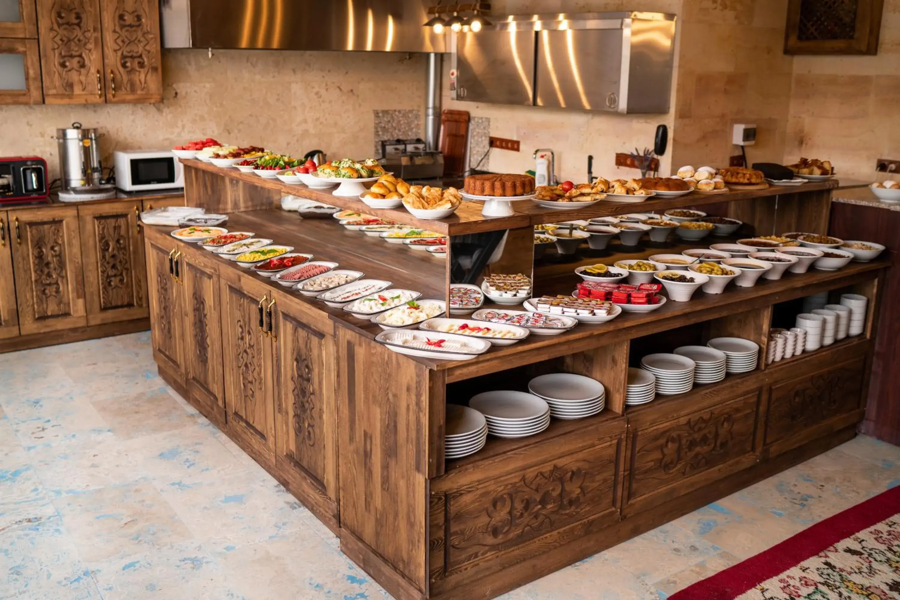 Breakfast in Volare Stone Hotel Breakfast in Volare Stone Hotel